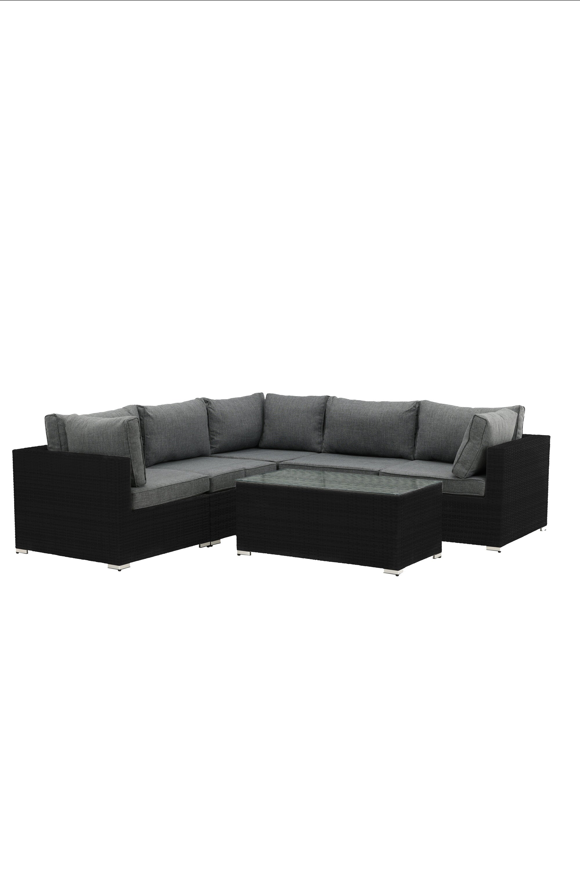 Amazon Ecksofa Outdoorset 110cm in Grau präsentiert im Onlineshop von KAQTU Design AG. Loungeset ist von Venture Home
