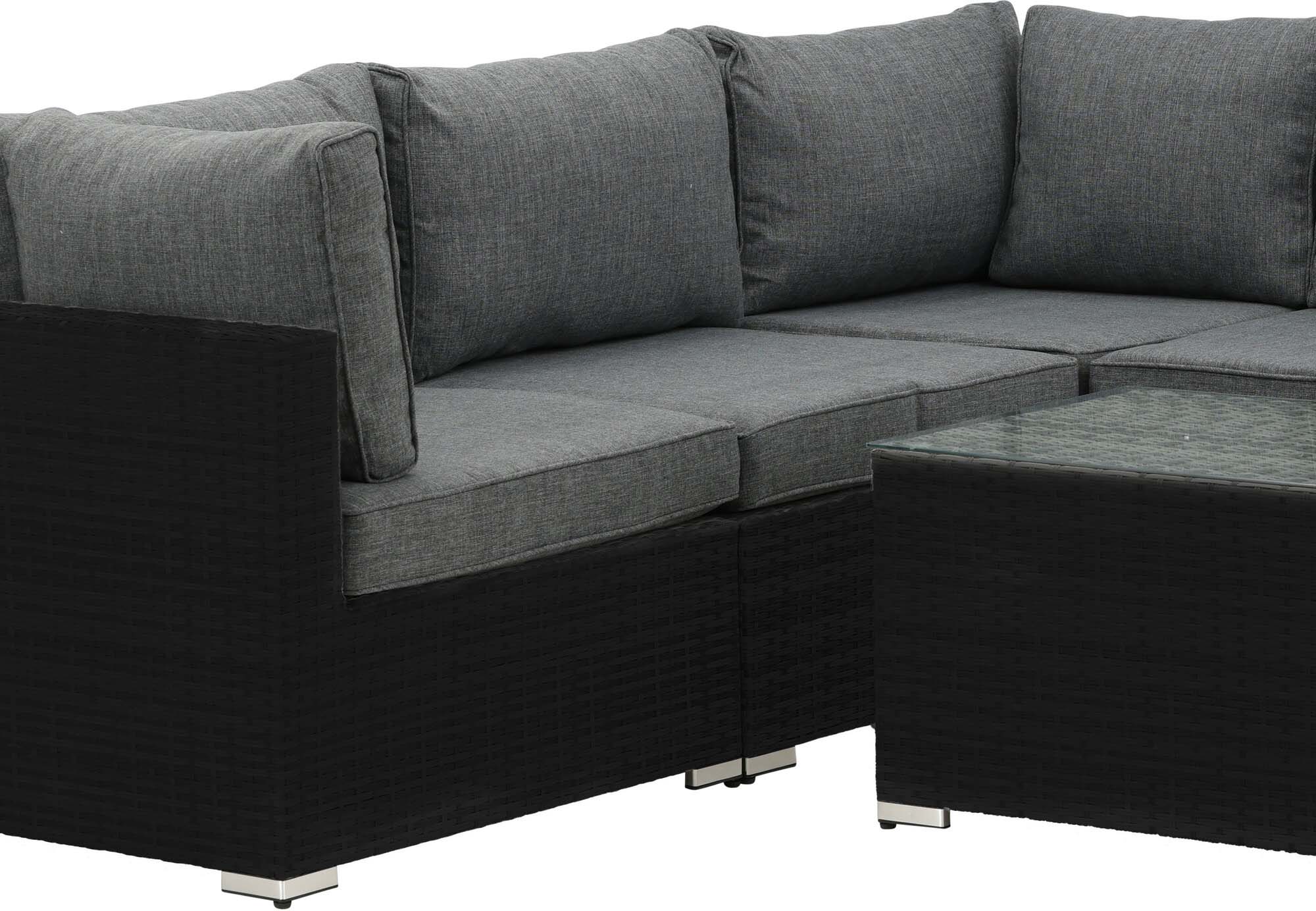 Venture Home Ecksofa 110 cm: Modernes, wetterfestes Design, perfekt für Garten oder Terrasse, langlebig und stilvoll.