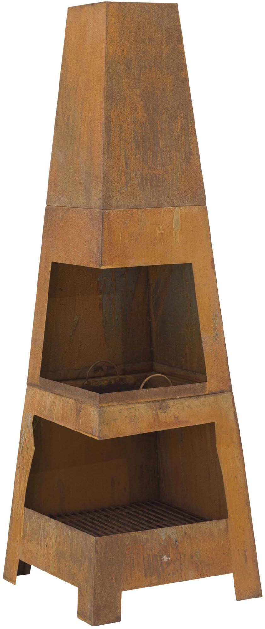 Bastian Feuerkorb in Rostiges Orange präsentiert im Onlineshop von KAQTU Design AG. Feuerschale ist von Venture Home
