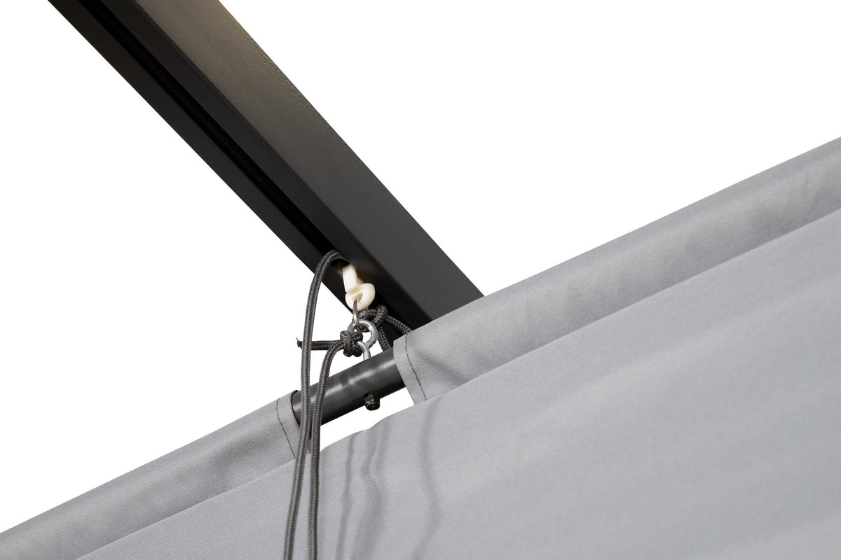 Lazio Pavillon in Grau präsentiert im Onlineshop von KAQTU Design AG. Pavillon ist von Venture Home