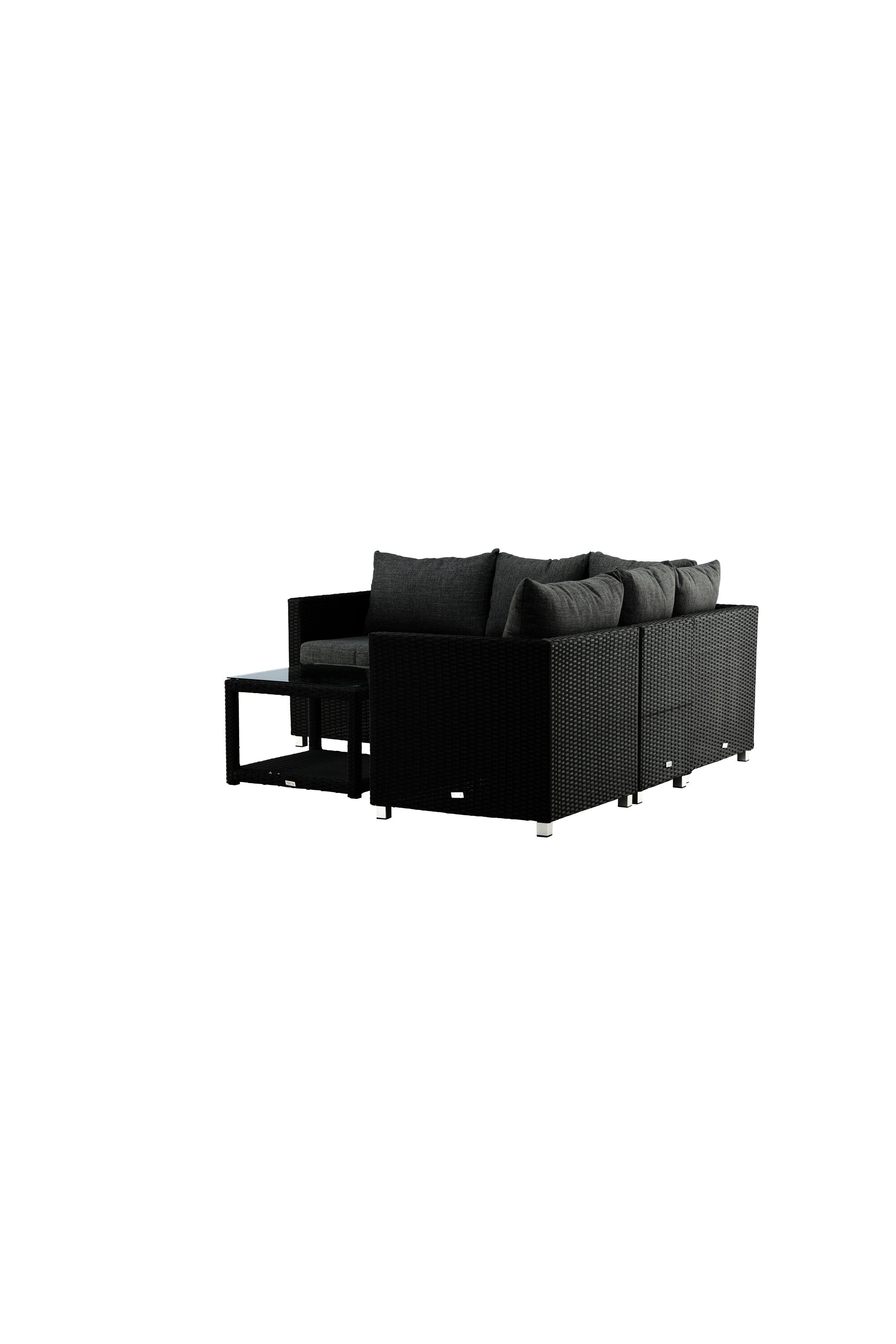 Vamos Ecksofa Outdoorset 65cm in Schwarz präsentiert im Onlineshop von KAQTU Design AG. Loungeset ist von Venture Home
