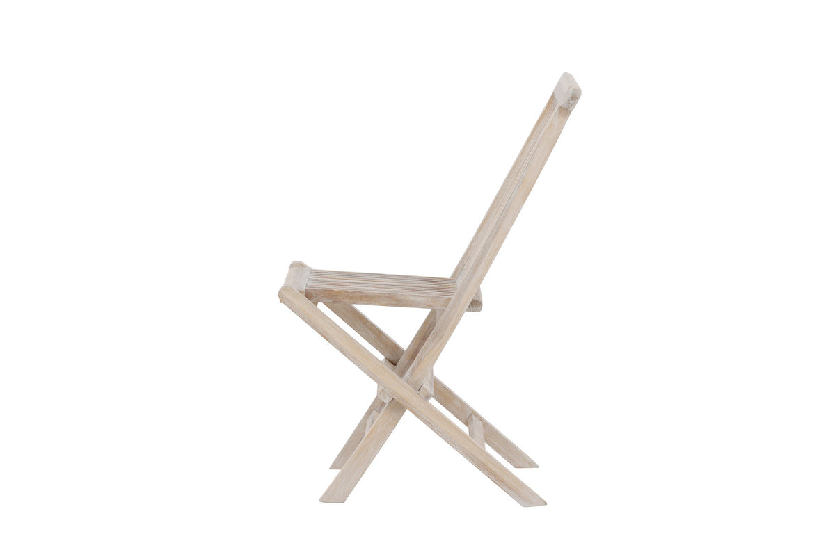 Kenya Gartenstuhl in Whitewash präsentiert im Onlineshop von KAQTU Design AG. Gartenstuhl ist von Venture Home