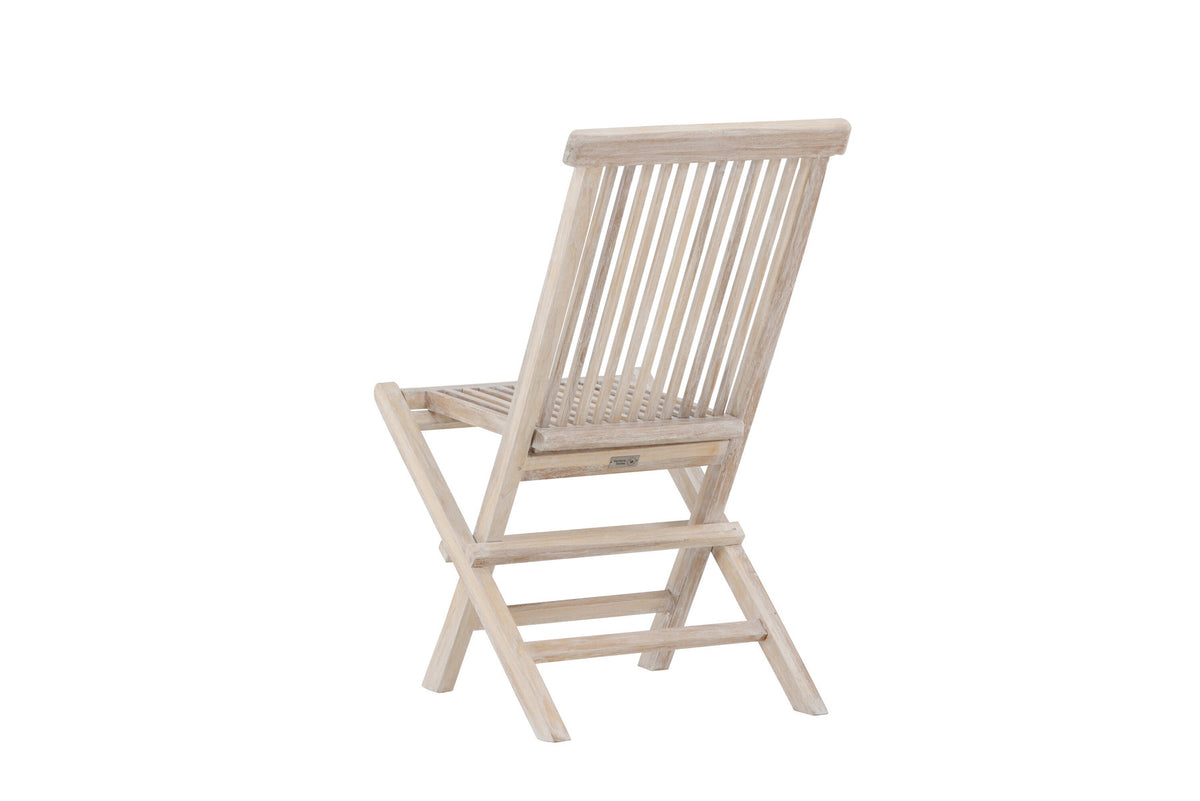 Kenya Gartenstuhl in Whitewash präsentiert im Onlineshop von KAQTU Design AG. Gartenstuhl ist von Venture Home