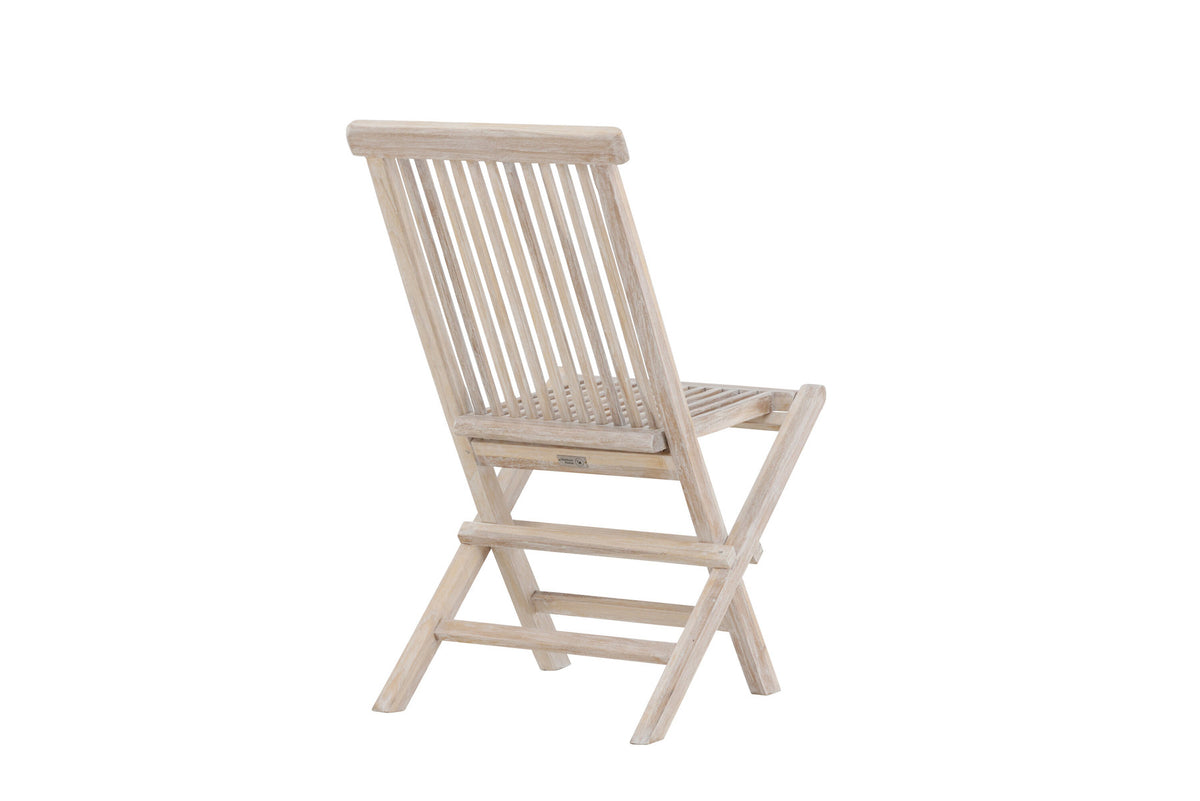 Kenya Gartenstuhl in Whitewash präsentiert im Onlineshop von KAQTU Design AG. Gartenstuhl ist von Venture Home