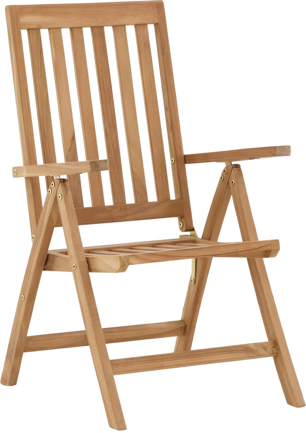 Entdecken Sie den Kenya Stuhl von Venture Home – ein eleganter, ergonomischer Gartenstuhl aus robustem Teakholz, perfekt für jeden Anlass im Freien.