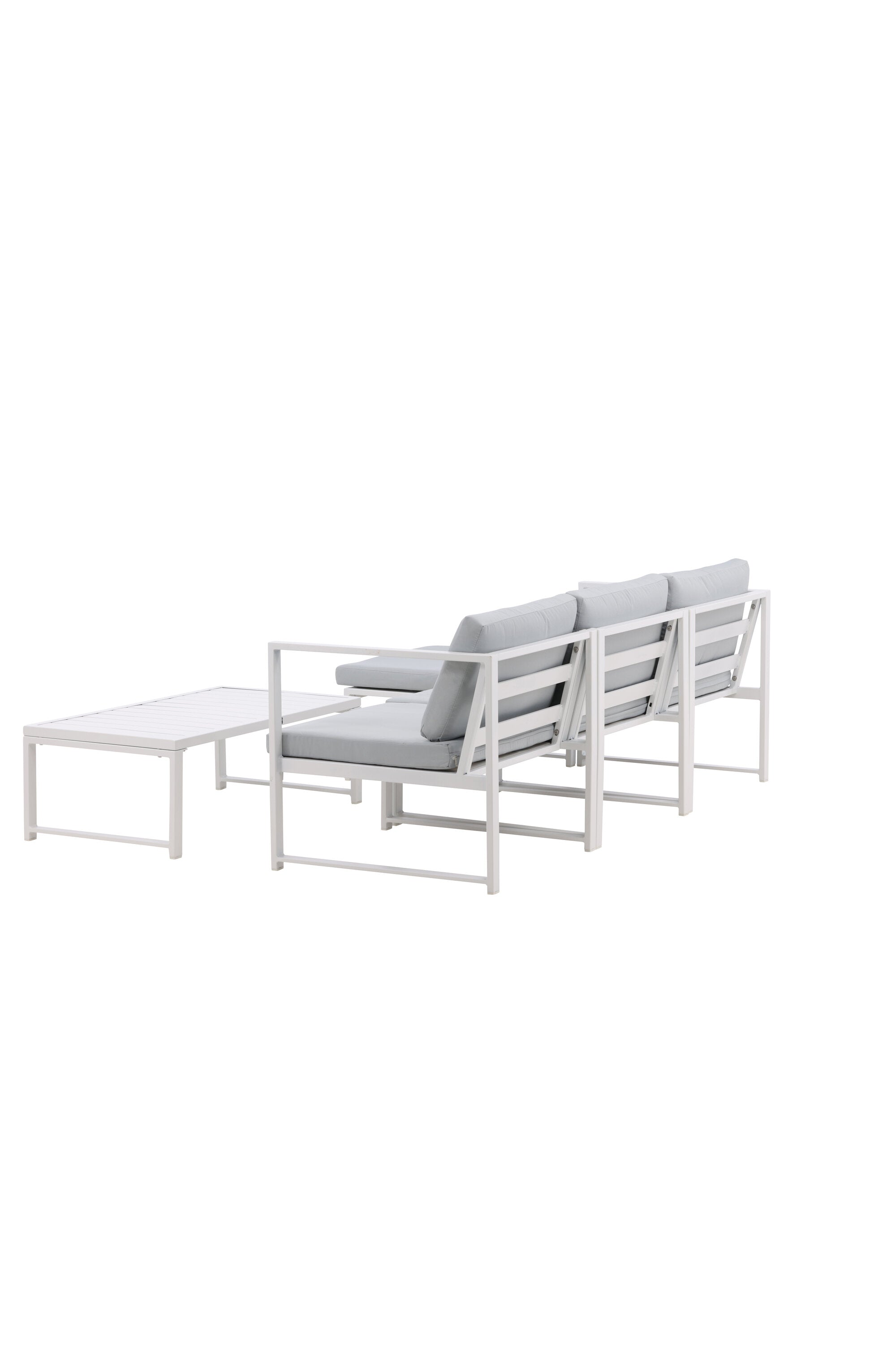 Salvador Sofagarnitur in Grau präsentiert im Onlineshop von KAQTU Design AG. Loungeset ist von Venture Home