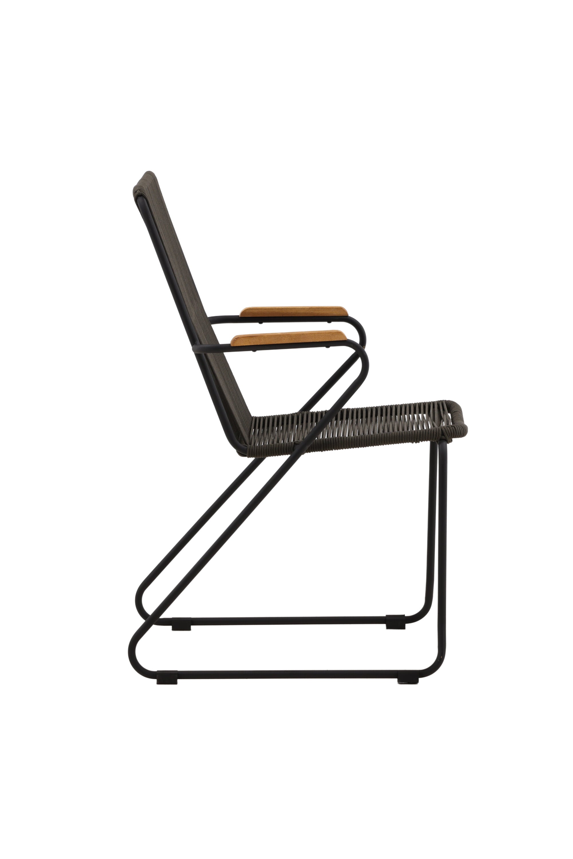 Bois Gartenstuhl in Dunkelgrau präsentiert im Onlineshop von KAQTU Design AG. Gartenstuhl ist von Venture Home