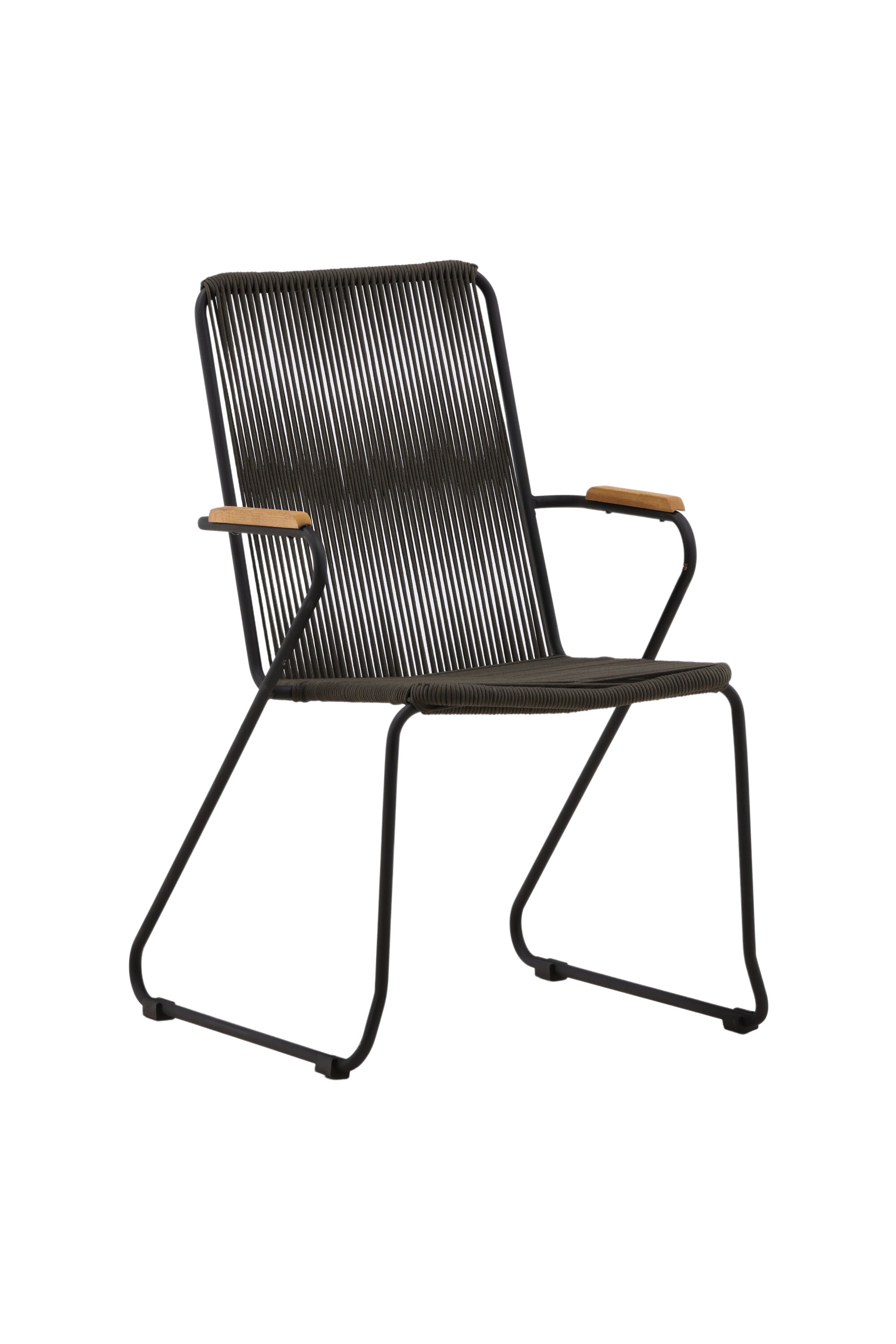 Bois Gartenstuhl in Dunkelgrau präsentiert im Onlineshop von KAQTU Design AG. Gartenstuhl ist von Venture Home