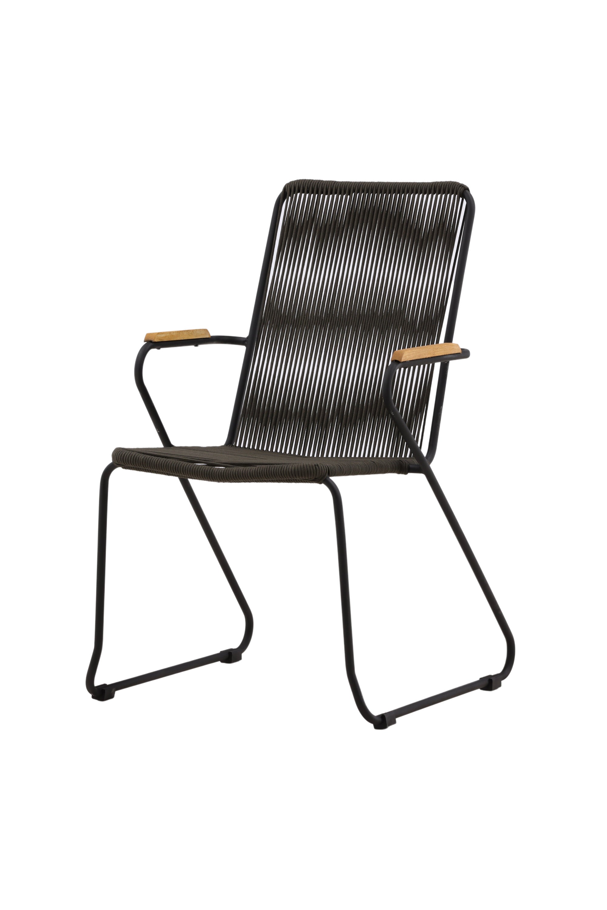 Bois Gartenstuhl in Dunkelgrau präsentiert im Onlineshop von KAQTU Design AG. Gartenstuhl ist von Venture Home