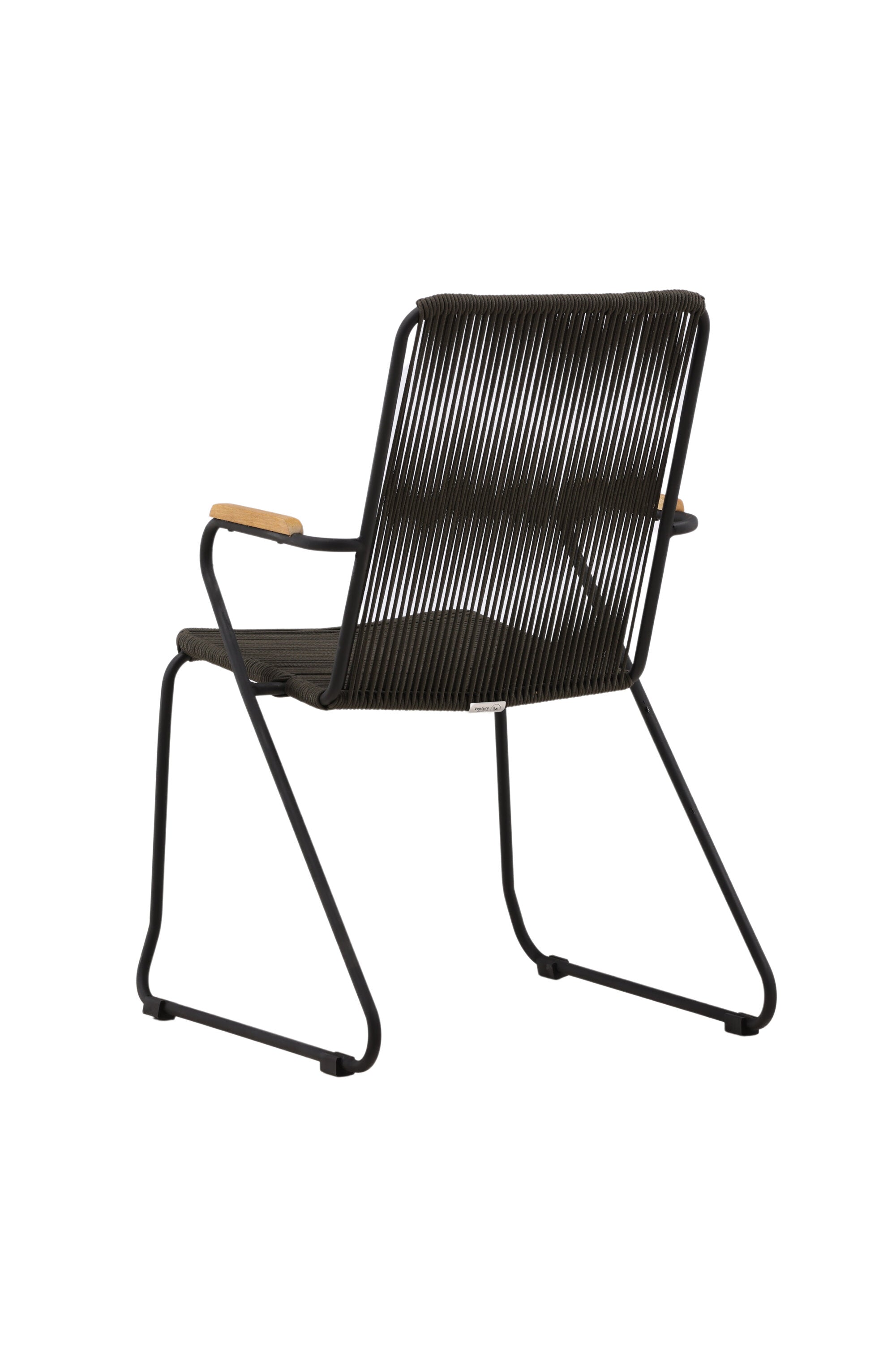 Bois Gartenstuhl in Dunkelgrau präsentiert im Onlineshop von KAQTU Design AG. Gartenstuhl ist von Venture Home