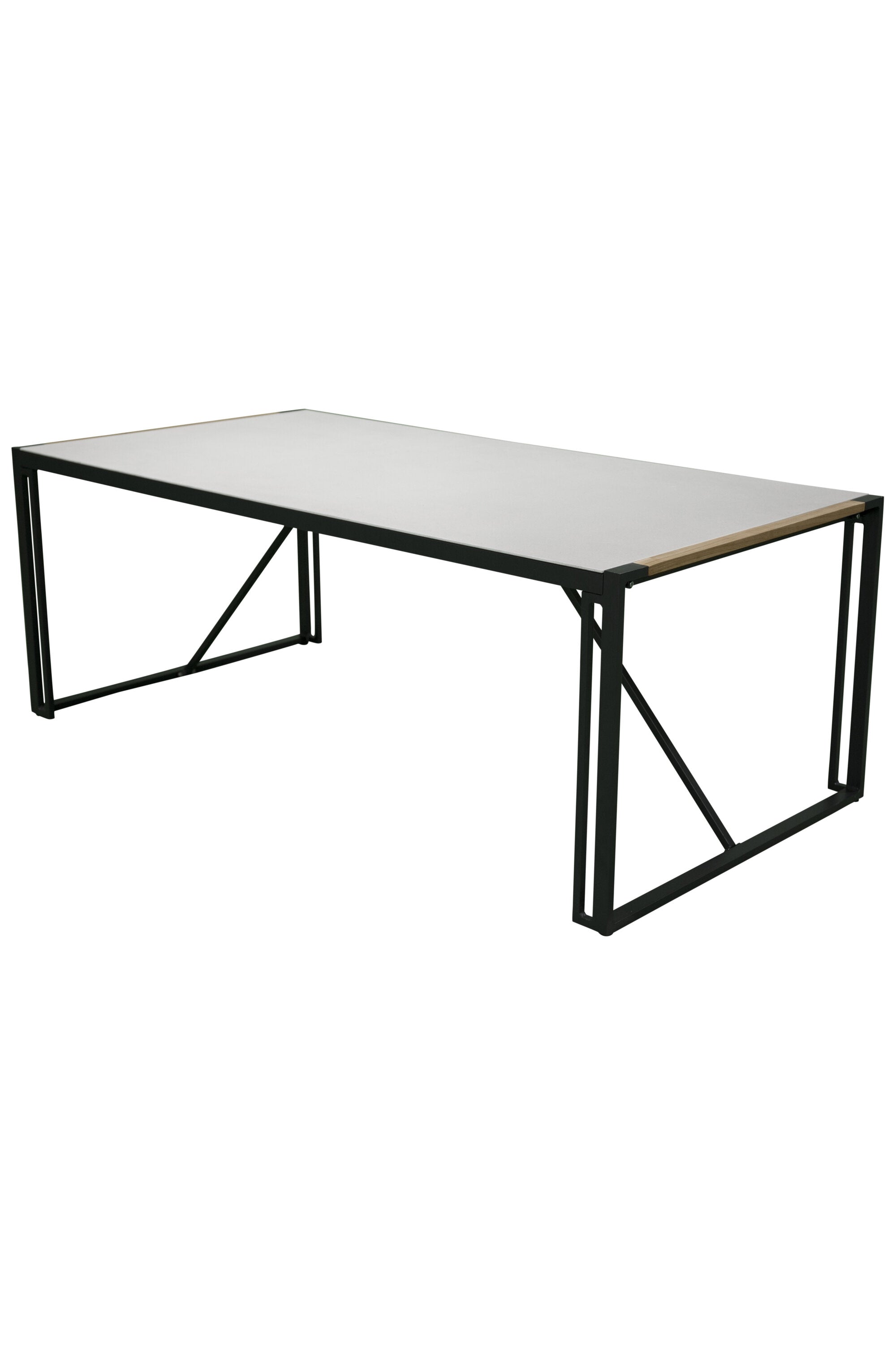 Texas Gartentisch in Grau präsentiert im Onlineshop von KAQTU Design AG. Gartentisch ist von Venture Home