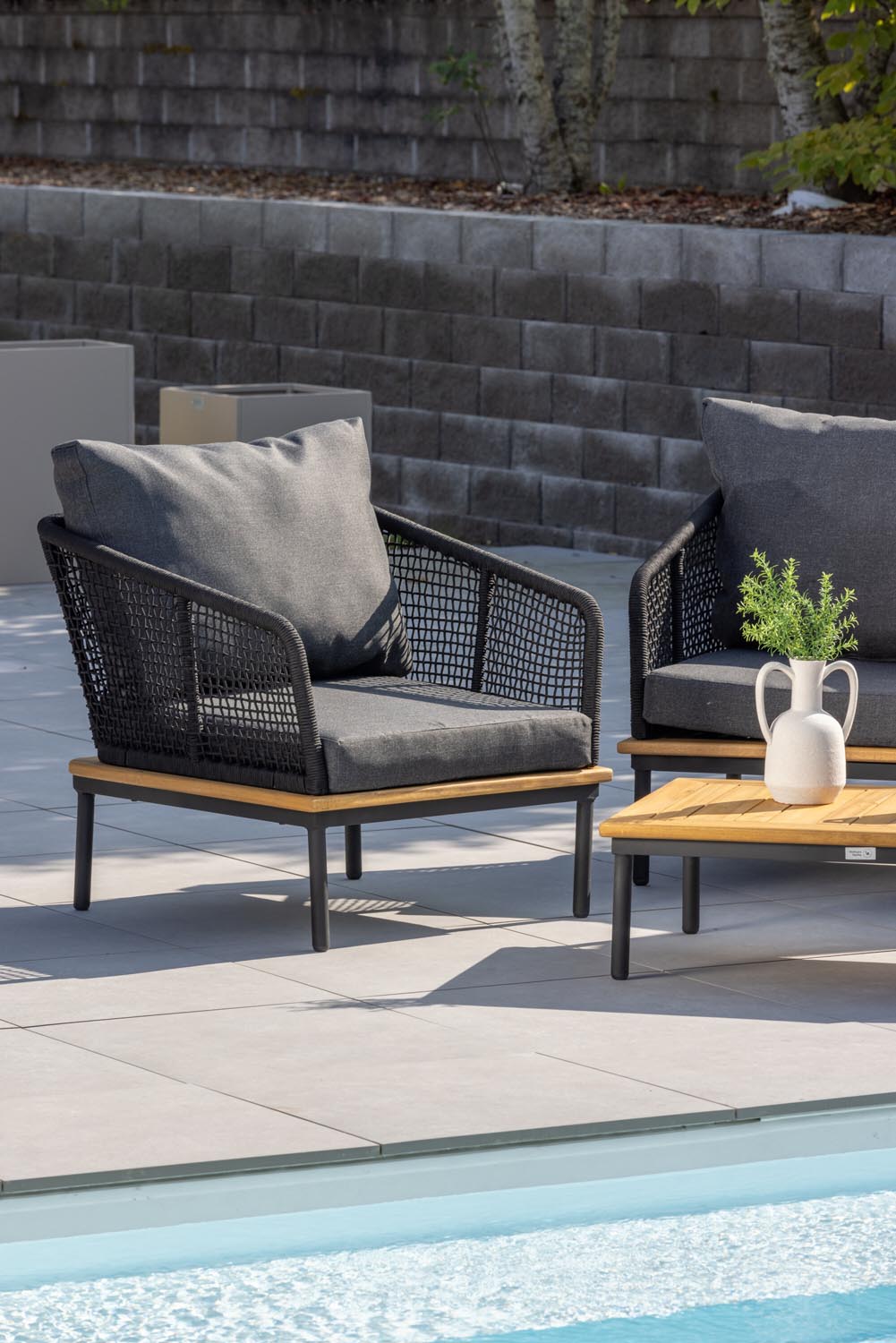 Andorra Sofagarnitur in Natur präsentiert im Onlineshop von KAQTU Design AG. Loungeset ist von Venture Home