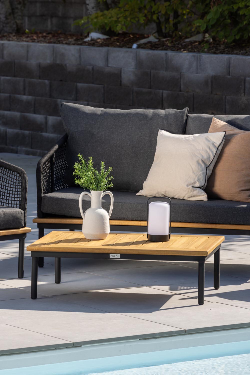 Andorra Sofagarnitur in Natur präsentiert im Onlineshop von KAQTU Design AG. Loungeset ist von Venture Home