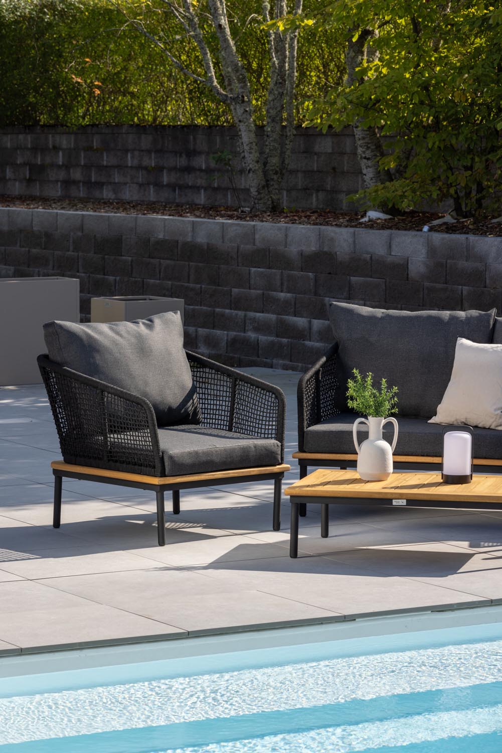 Andorra Sofagarnitur in Natur präsentiert im Onlineshop von KAQTU Design AG. Loungeset ist von Venture Home