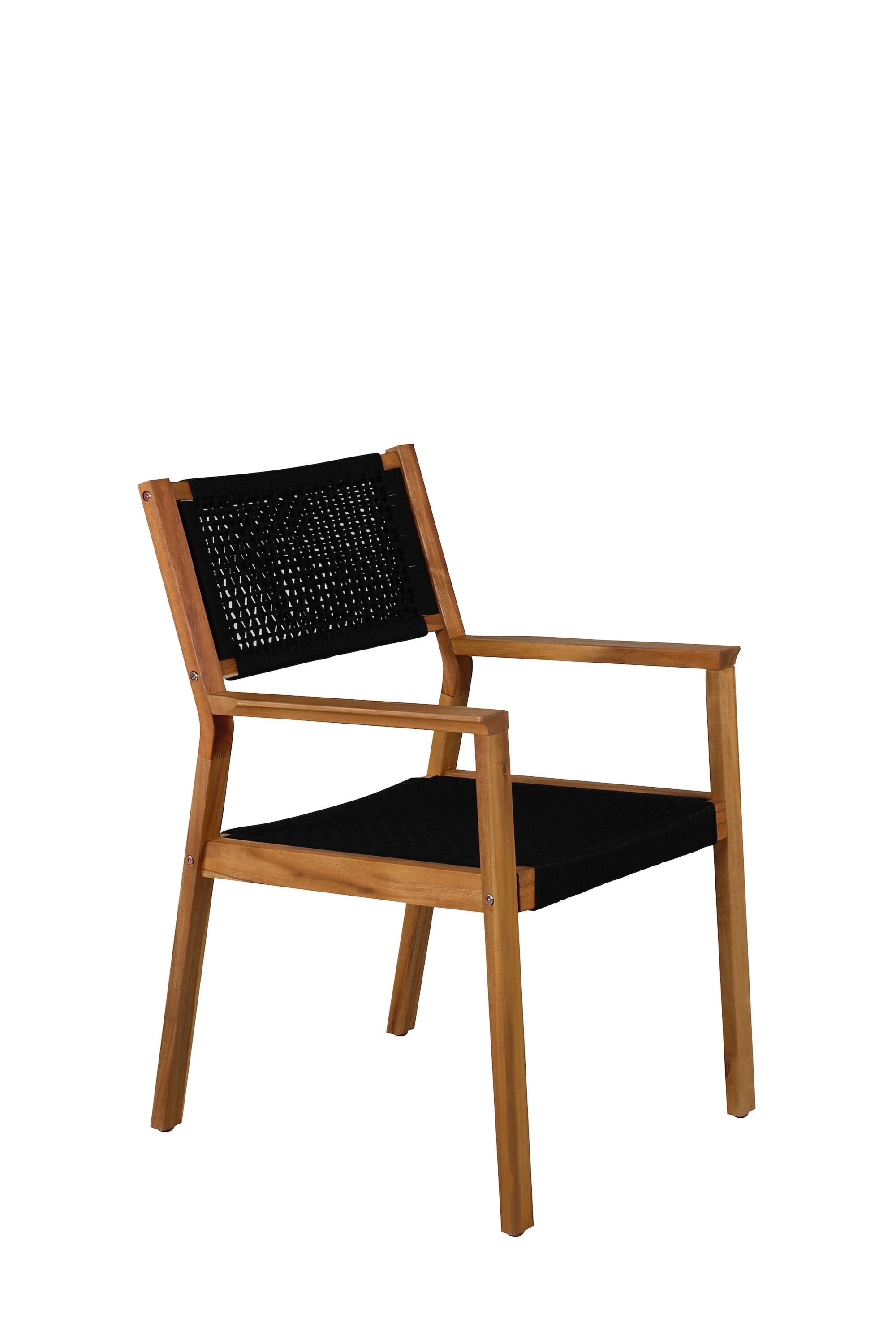 Little John Gartenstuhl in Natur präsentiert im Onlineshop von KAQTU Design AG. Gartenstuhl mit Armlehnen ist von Venture Home