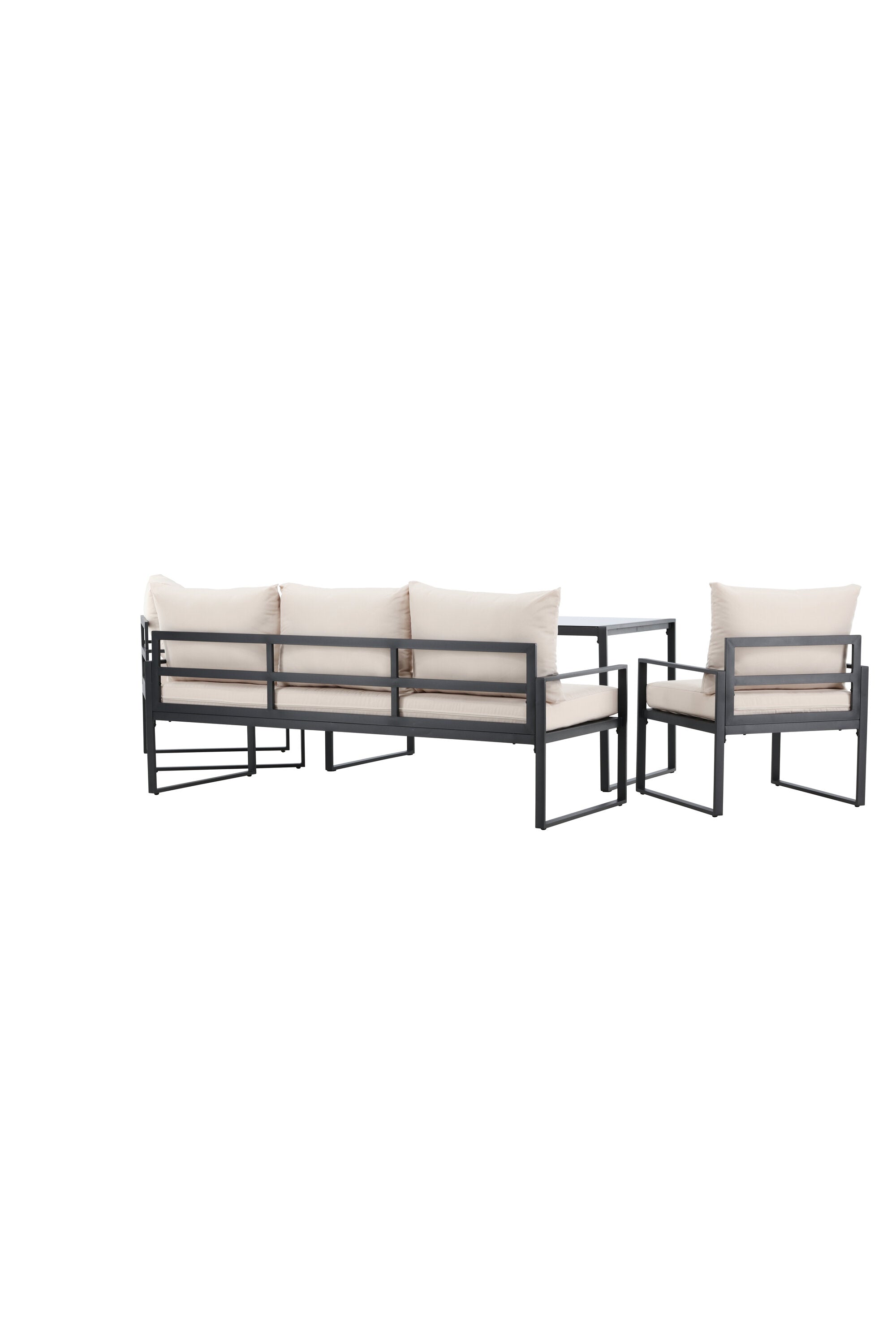 Entdecken Sie das Catania Sofa Set von Venture Home – eine stilvolle Kombination aus Komfort und Eleganz für Ihren Außenbereich. Mit robustem Stahlrahmen und wetterfesten Kissen ist es ideal für entspannte Stunden im Garten.