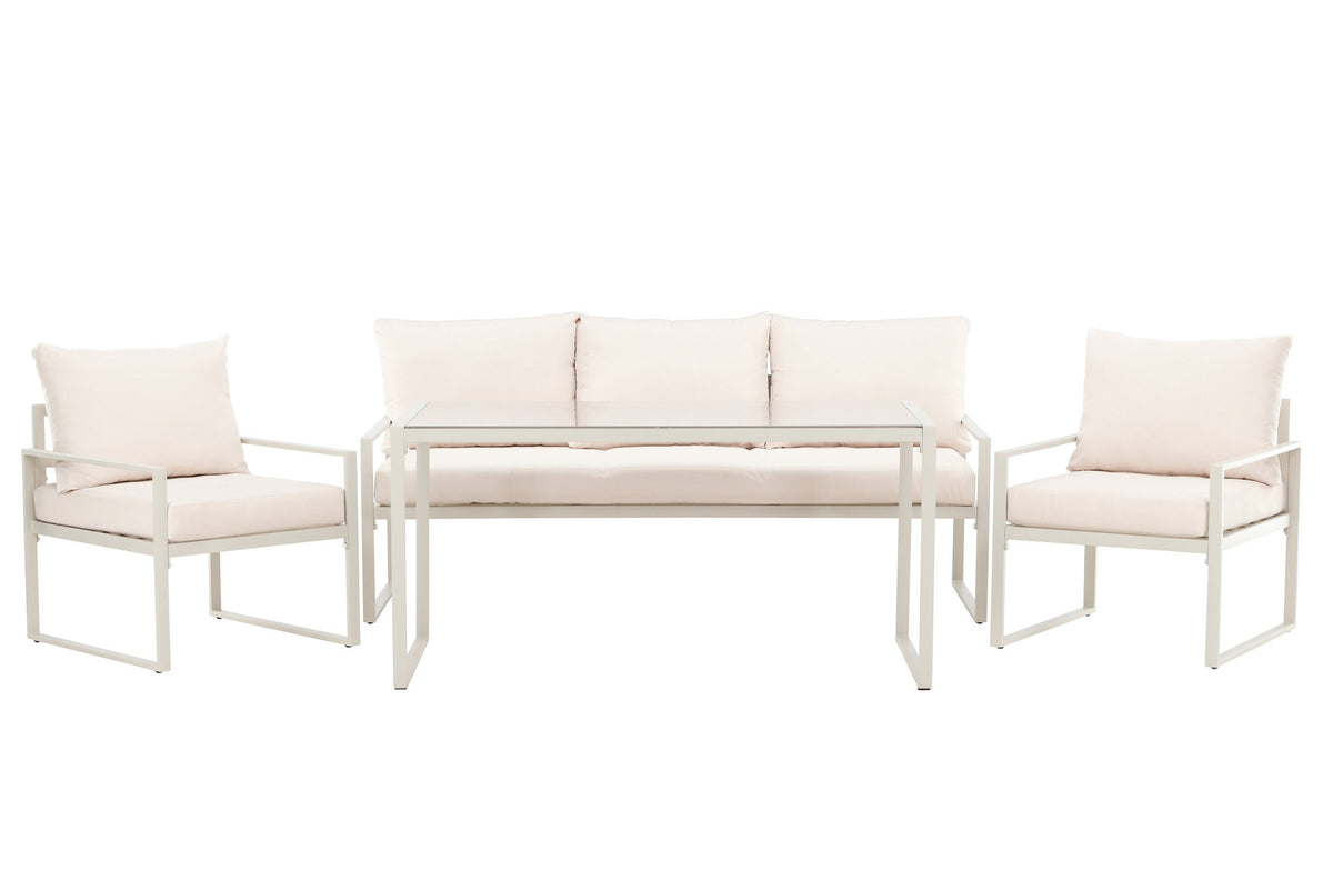 Catania Sofa Set in Beige präsentiert im Onlineshop von KAQTU Design AG. Loungeset ist von Venture Home