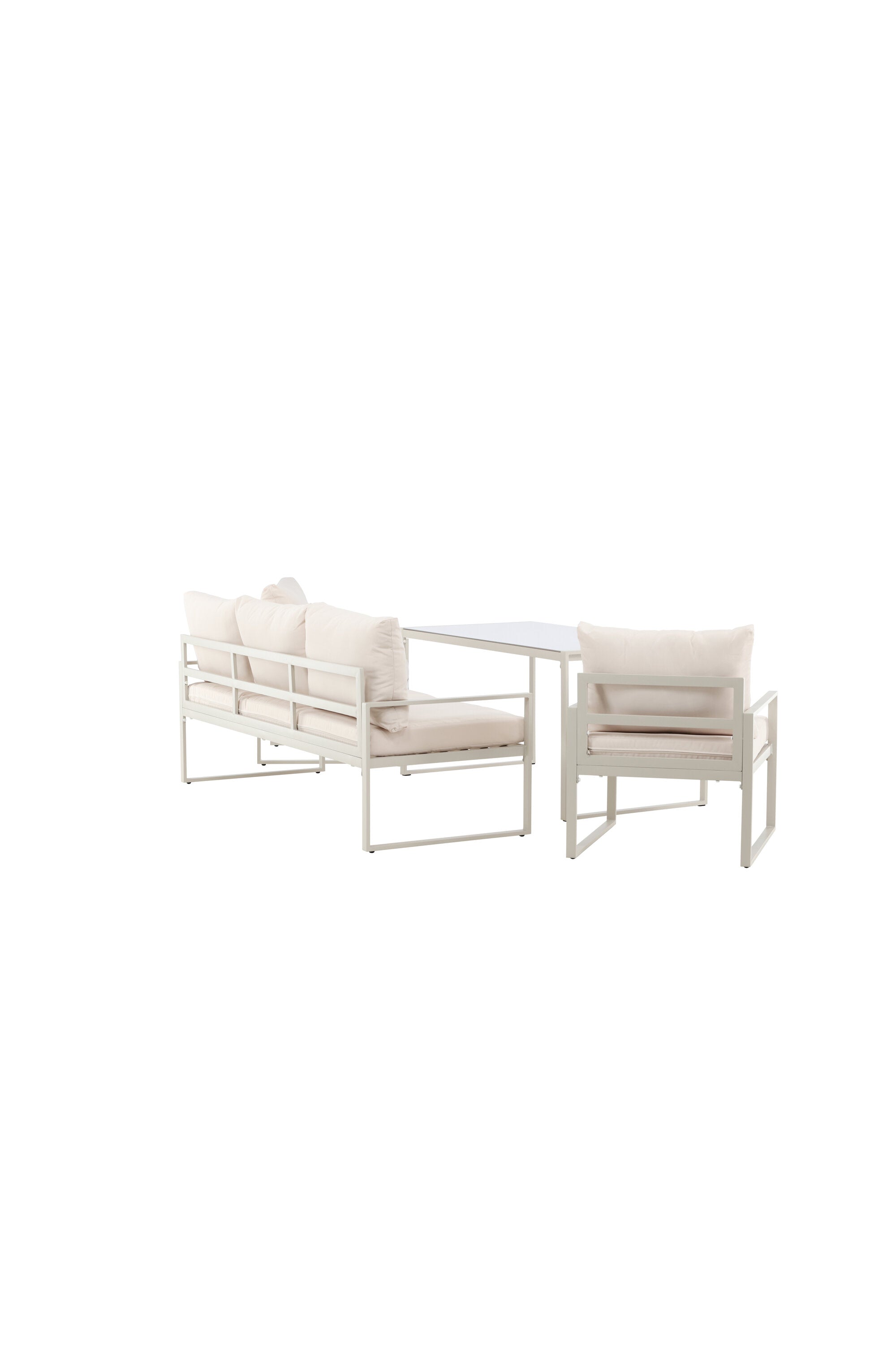 Entdecken Sie das elegante Catania Sofa Set von Venture Home – Ihr perfektes Outdoor-Möbel für stilvolle Entspannung. Mit robustem Stahlrahmen und wetterfesten Kissen verwandelt es jede Terrasse in eine gemütliche Oase.
