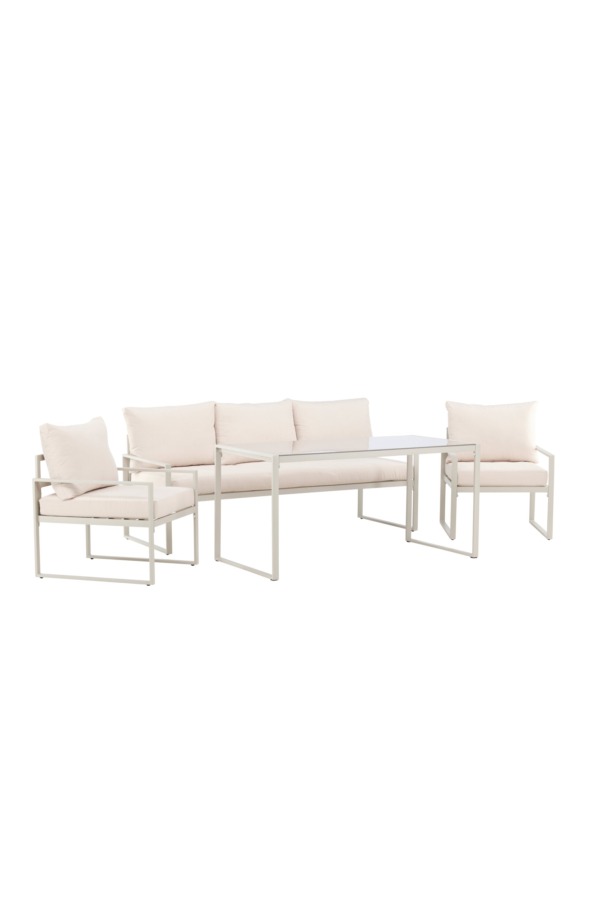 Catania Sofa Set in Beige präsentiert im Onlineshop von KAQTU Design AG. Loungeset ist von Venture Home