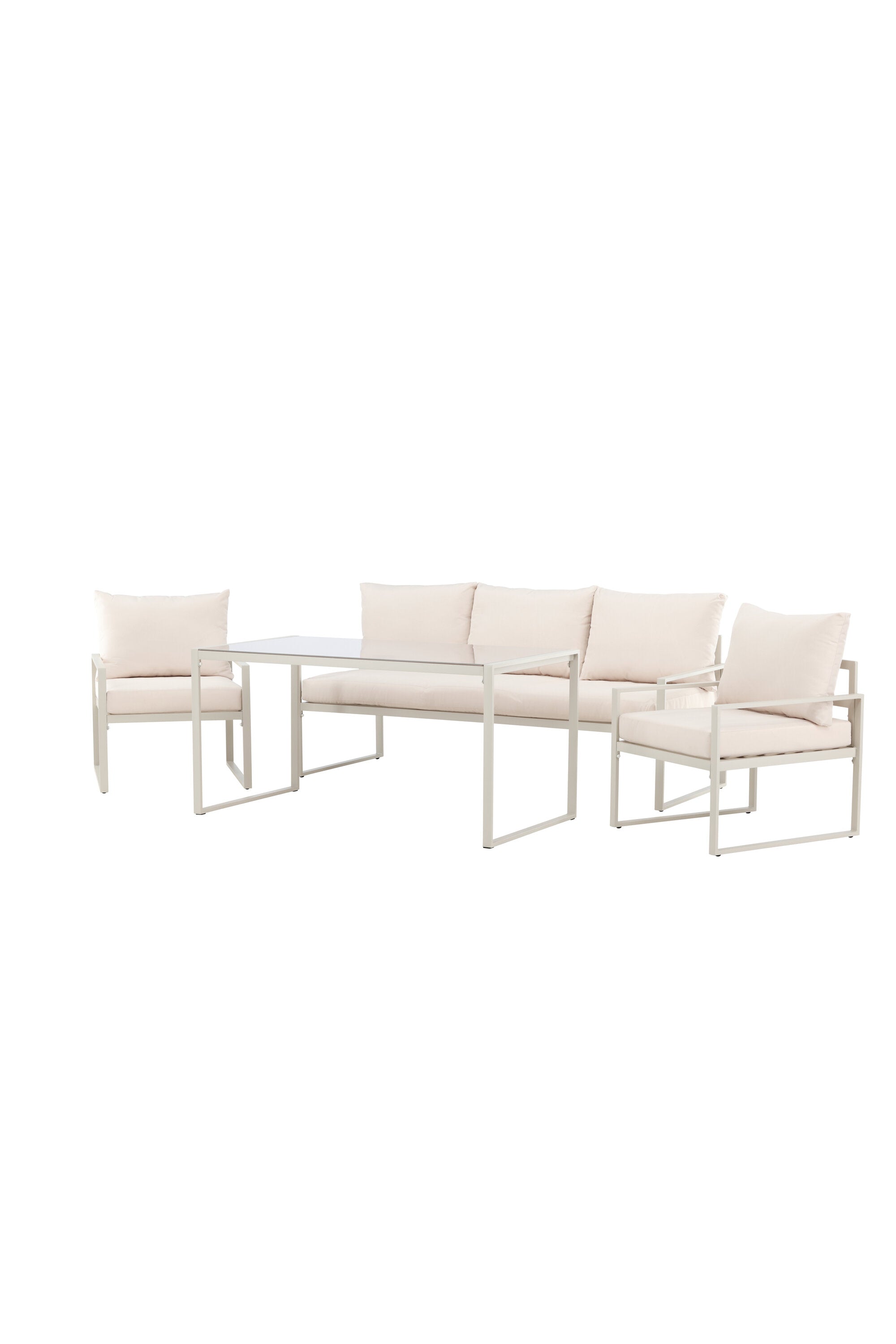 Entdecken Sie das elegante Catania Sofa Set von Venture Home – Ihr perfektes Outdoor-Möbel für stilvolle Entspannung. Mit robustem Stahlrahmen und wetterfesten Kissen verwandelt es jede Terrasse in eine gemütliche Oase.