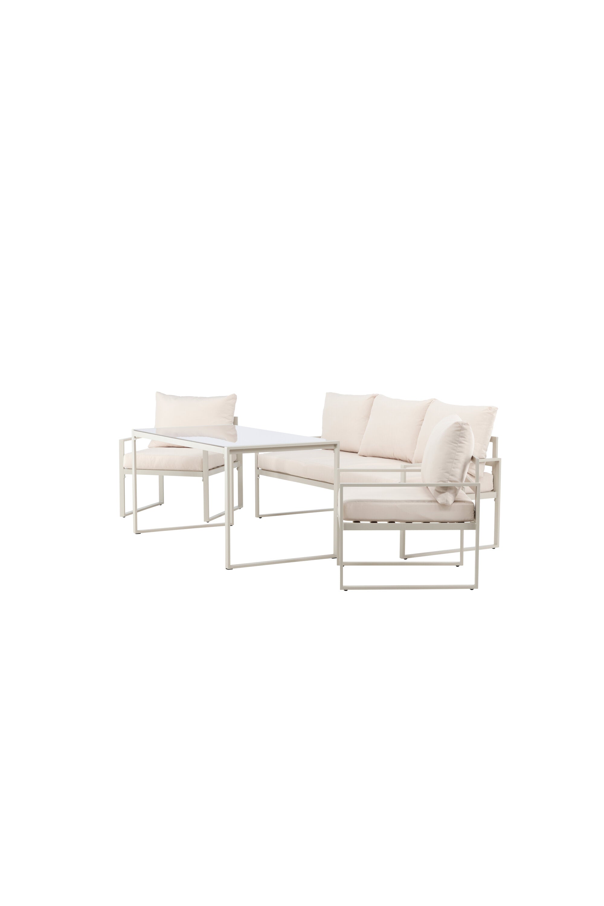 Genießen Sie stilvolle Momente im Freien mit dem Catania Sofa Set von Venture Home. Dieses elegante Loungeset vereint Komfort und modernes Design, ideal für entspannte Stunden auf Ihrer Terrasse oder im Garten.