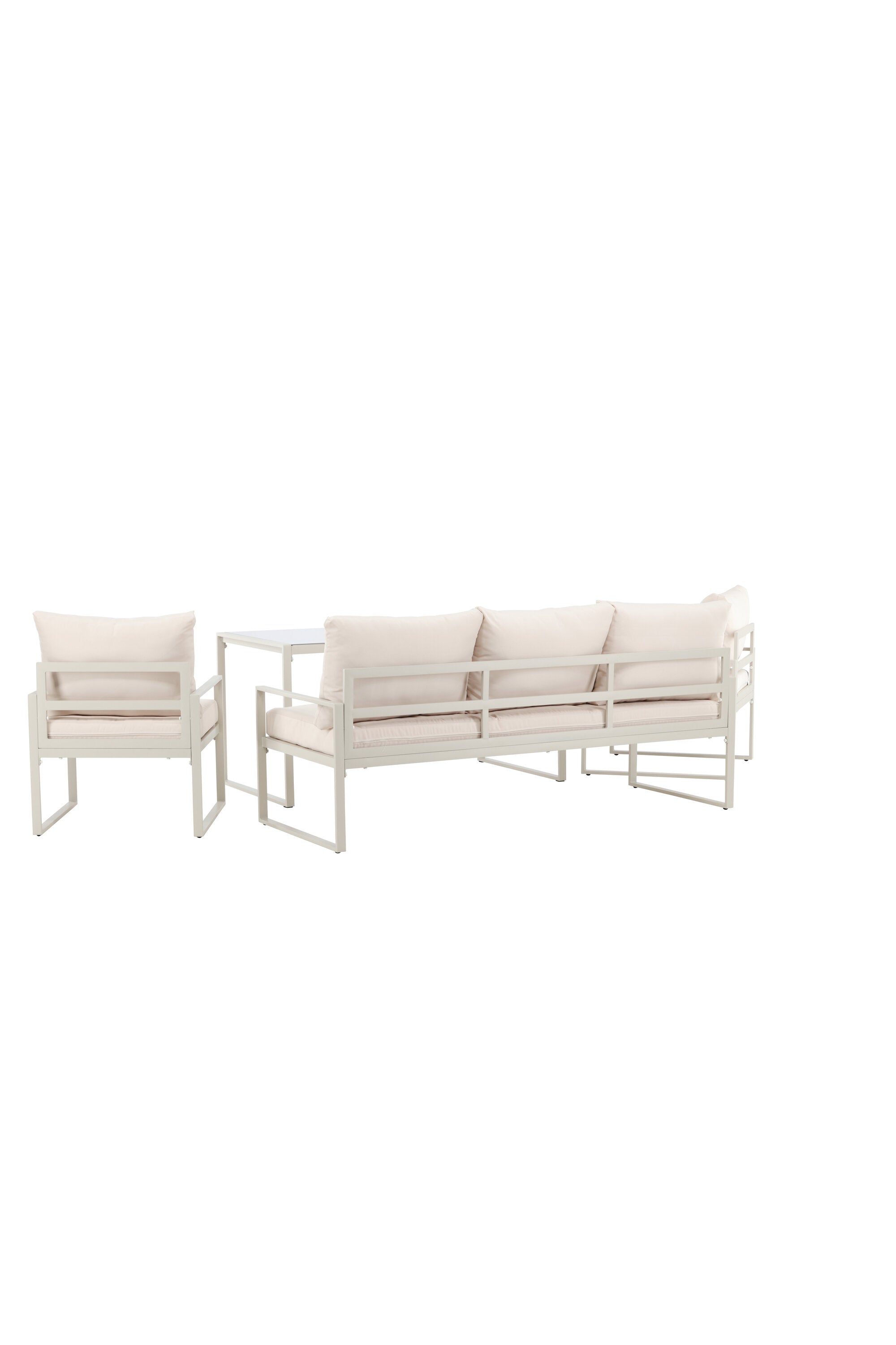 Das Catania Sofa Set von Venture Home kombiniert modernes Design mit Komfort, ideal für stilvolle Terrassen und Aussenbereiche.