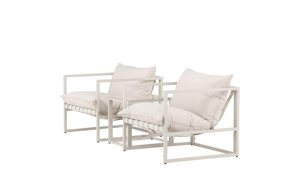 Messina Lounge Set in Beige präsentiert im Onlineshop von KAQTU Design AG. Loungeset ist von Venture Home