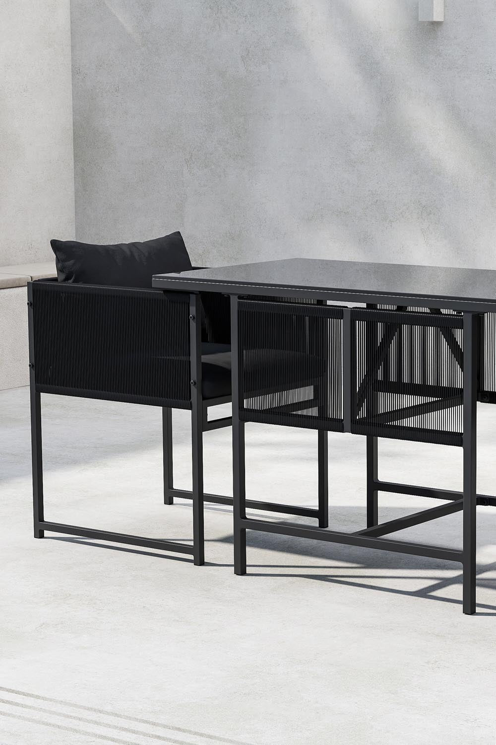 Noto Café-Set in präsentiert im Onlineshop von KAQTU Design AG. Gartentischset ist von Venture Home