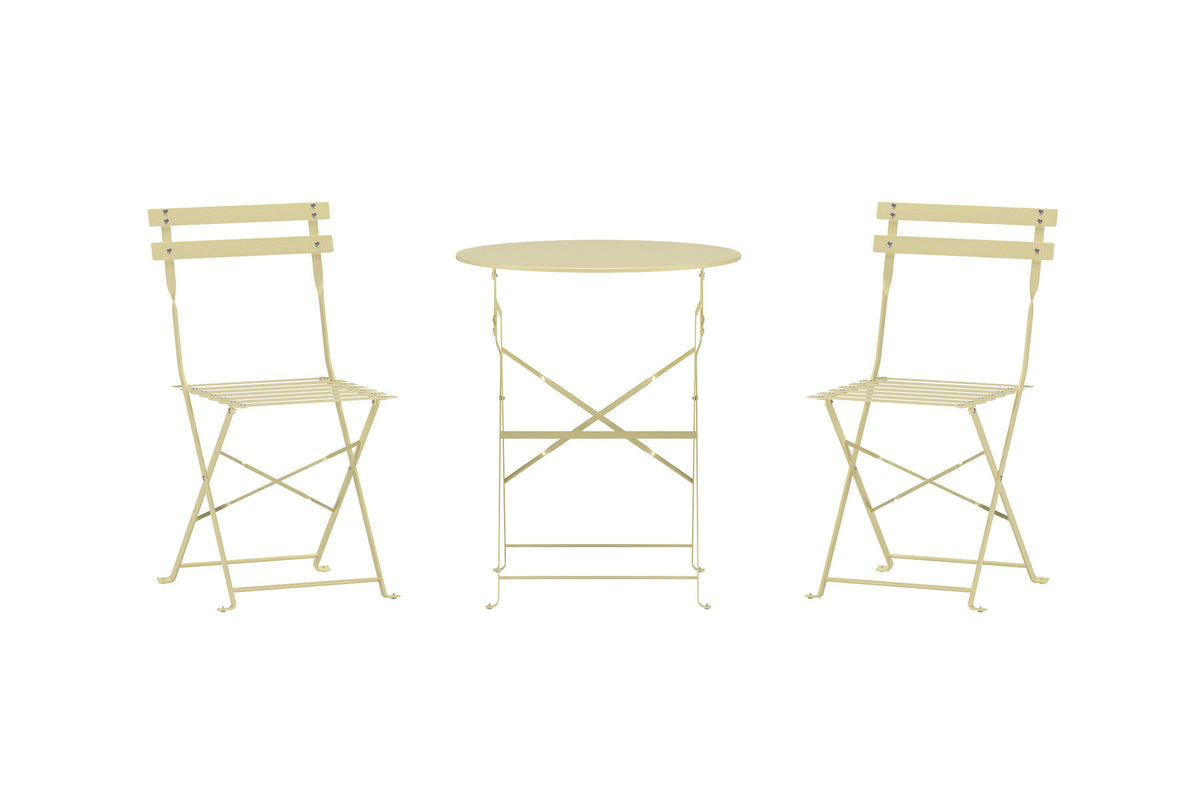 Tao Cafe Set in Gelb präsentiert im Onlineshop von KAQTU Design AG. Gartentischset ist von Venture Home