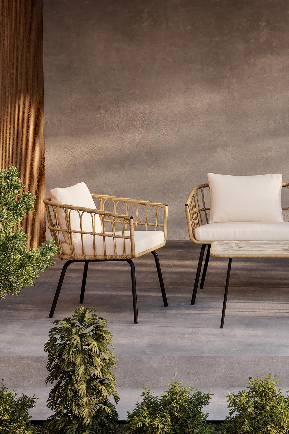 Ortigia Lounge Set in präsentiert im Onlineshop von KAQTU Design AG. Loungeset ist von Venture Home