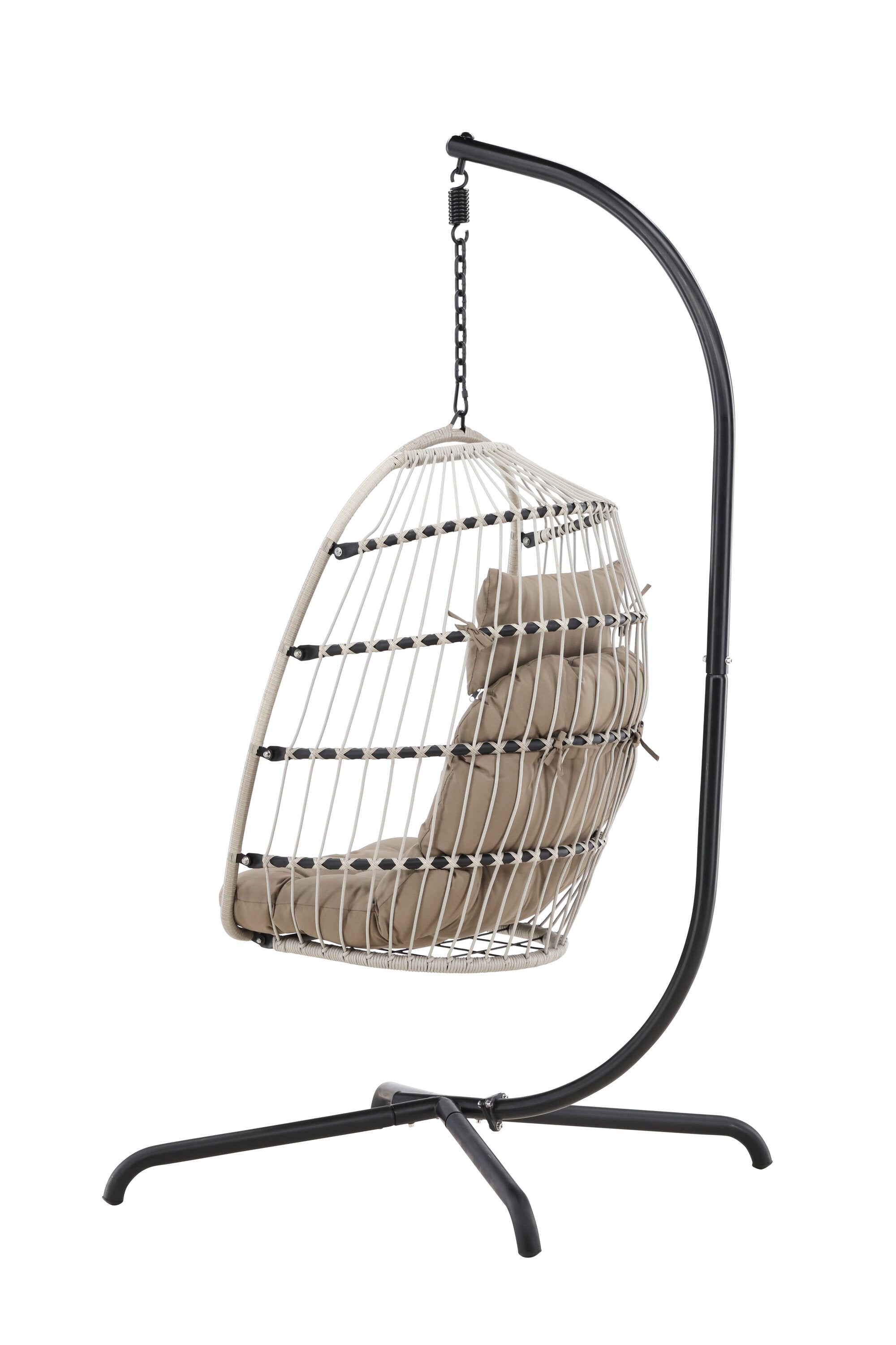 Trezza Hängesessel in Grey präsentiert im Onlineshop von KAQTU Design AG. Hängestuhl ist von Venture Home