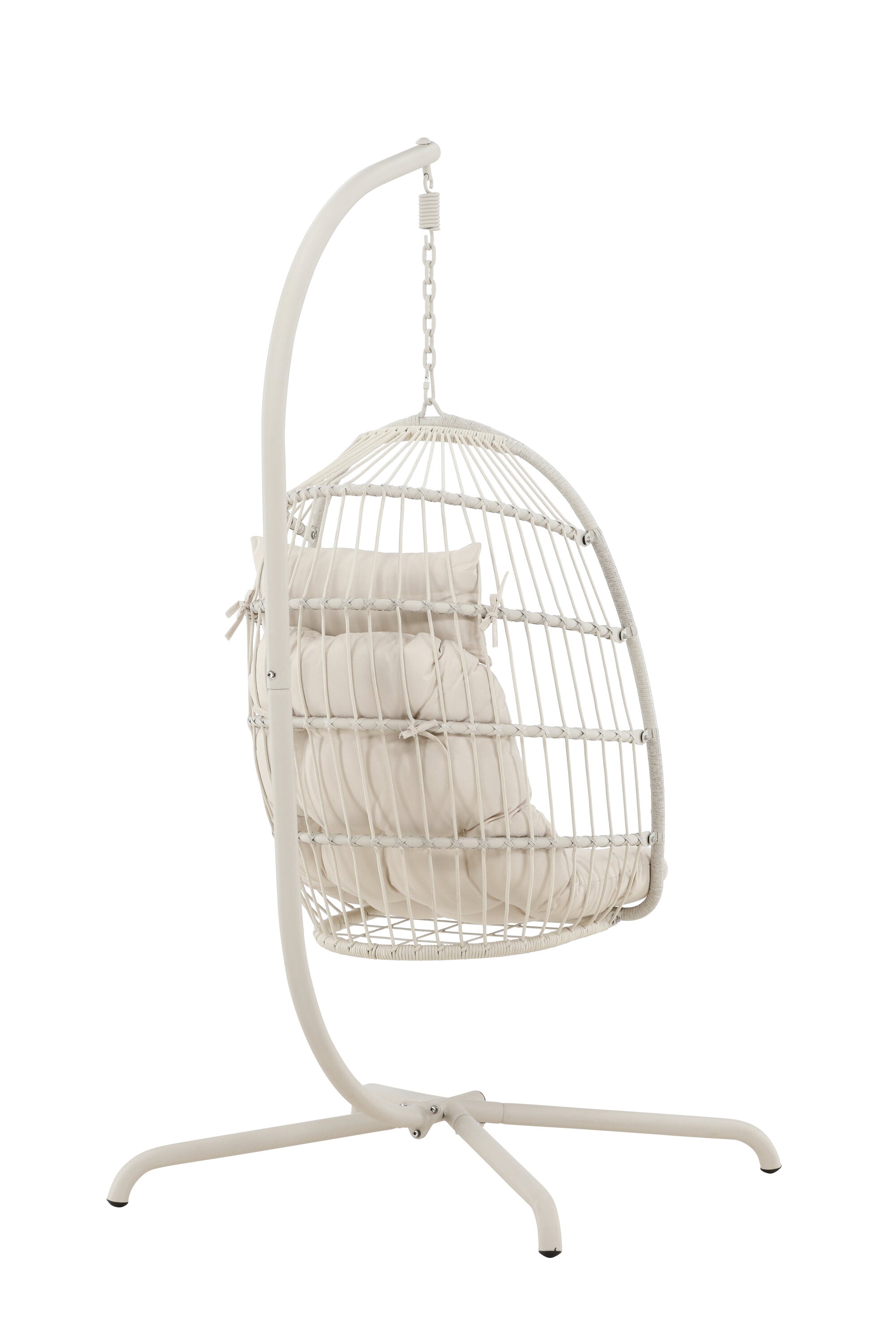 Der Trezza Hängesessel von Venture Home kombiniert modernes Design mit Komfort für entspannte Momente in Ihrem Zuhause.