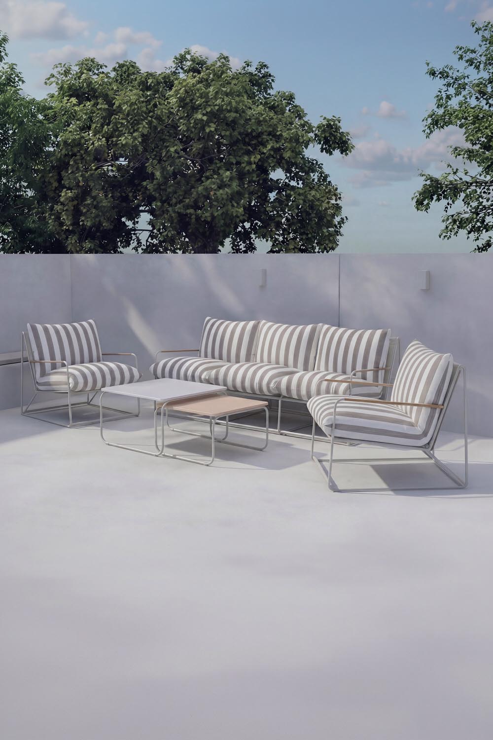 Palazzo Sofa-Set in präsentiert im Onlineshop von KAQTU Design AG. Loungeset ist von Venture Home