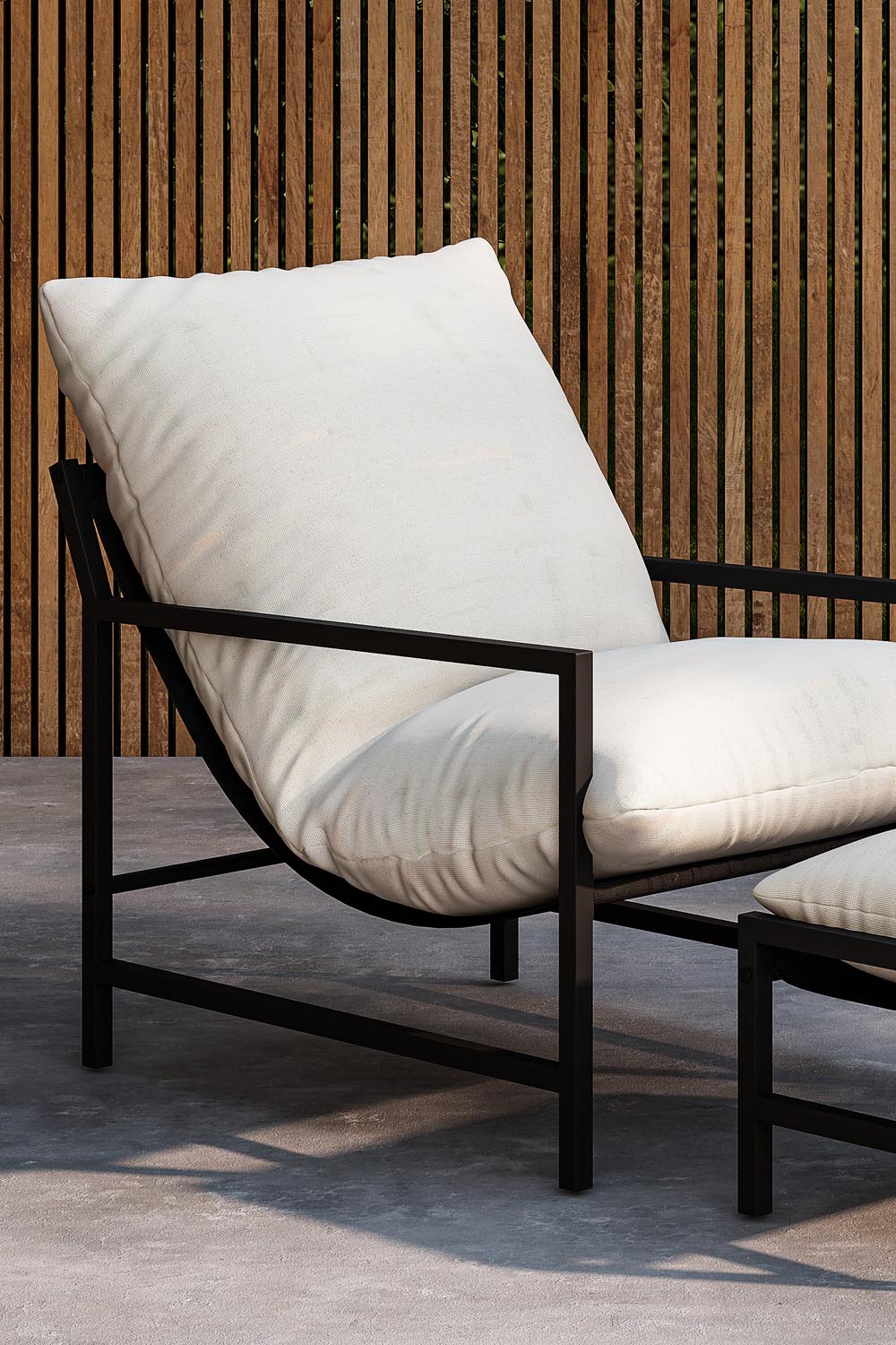 Corso Loungesessel in Black präsentiert im Onlineshop von KAQTU Design AG. Outdoor-Sessel ist von Venture Home