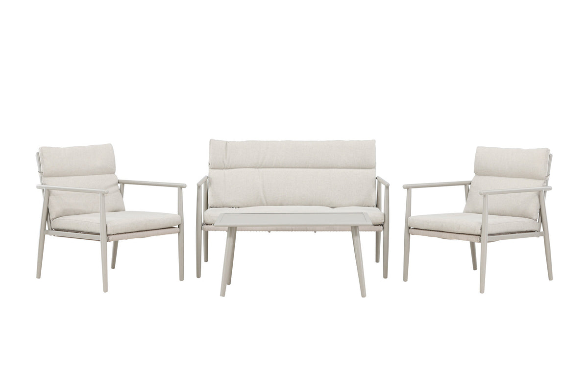 Mazzaro Sofa Set in Beige / Grau präsentiert im Onlineshop von KAQTU Design AG. Loungeset ist von Venture Home