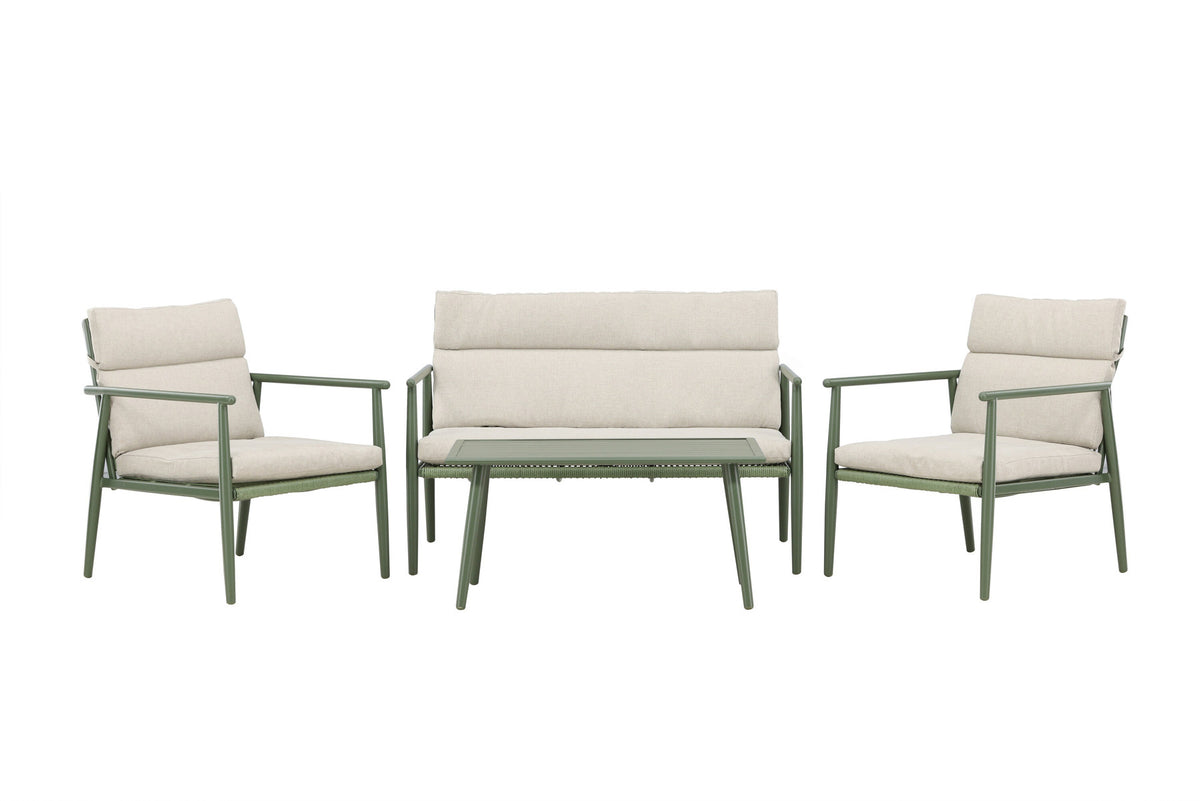 Mazzaro Sofa Set in Beige / Grün präsentiert im Onlineshop von KAQTU Design AG. Loungeset ist von Venture Home