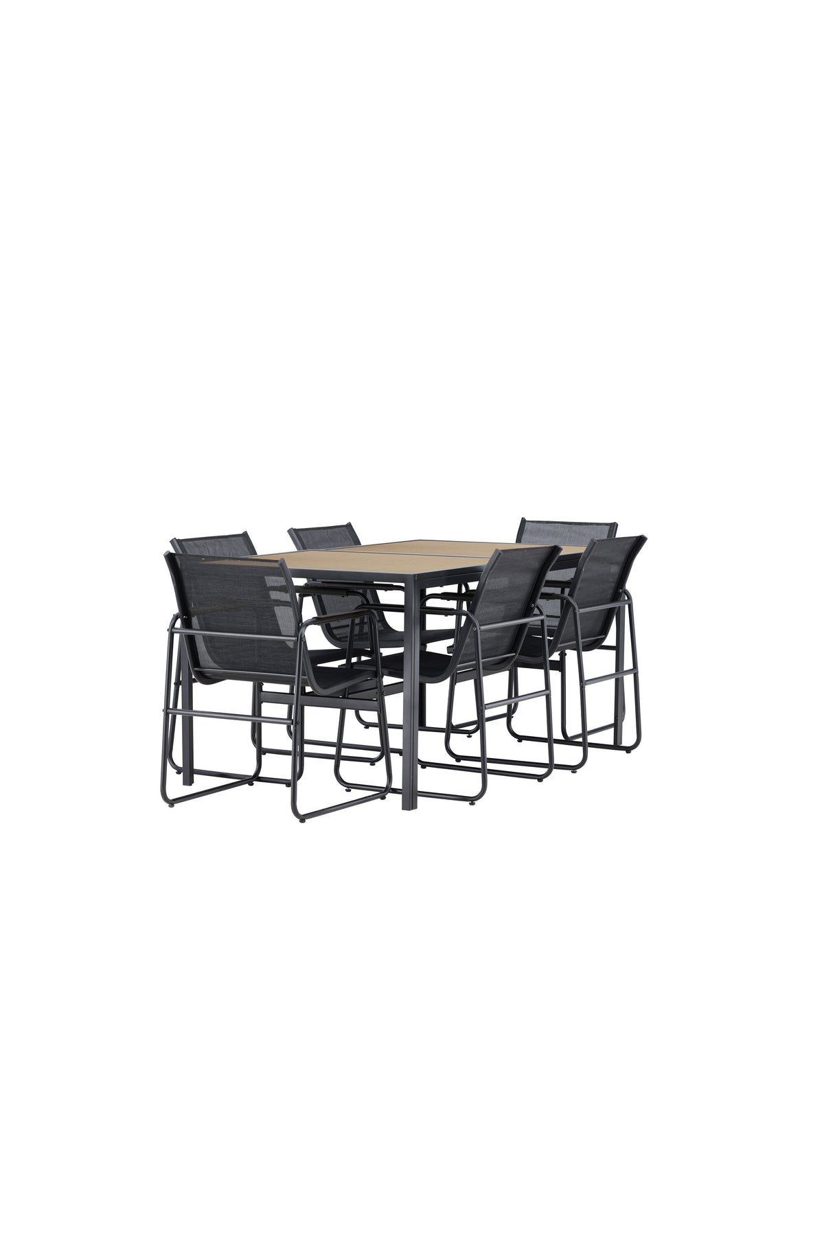 Lampedusa Gartentisch-Set in Schwarz präsentiert im Onlineshop von KAQTU Design AG. Gartentischset ist von Venture Home
