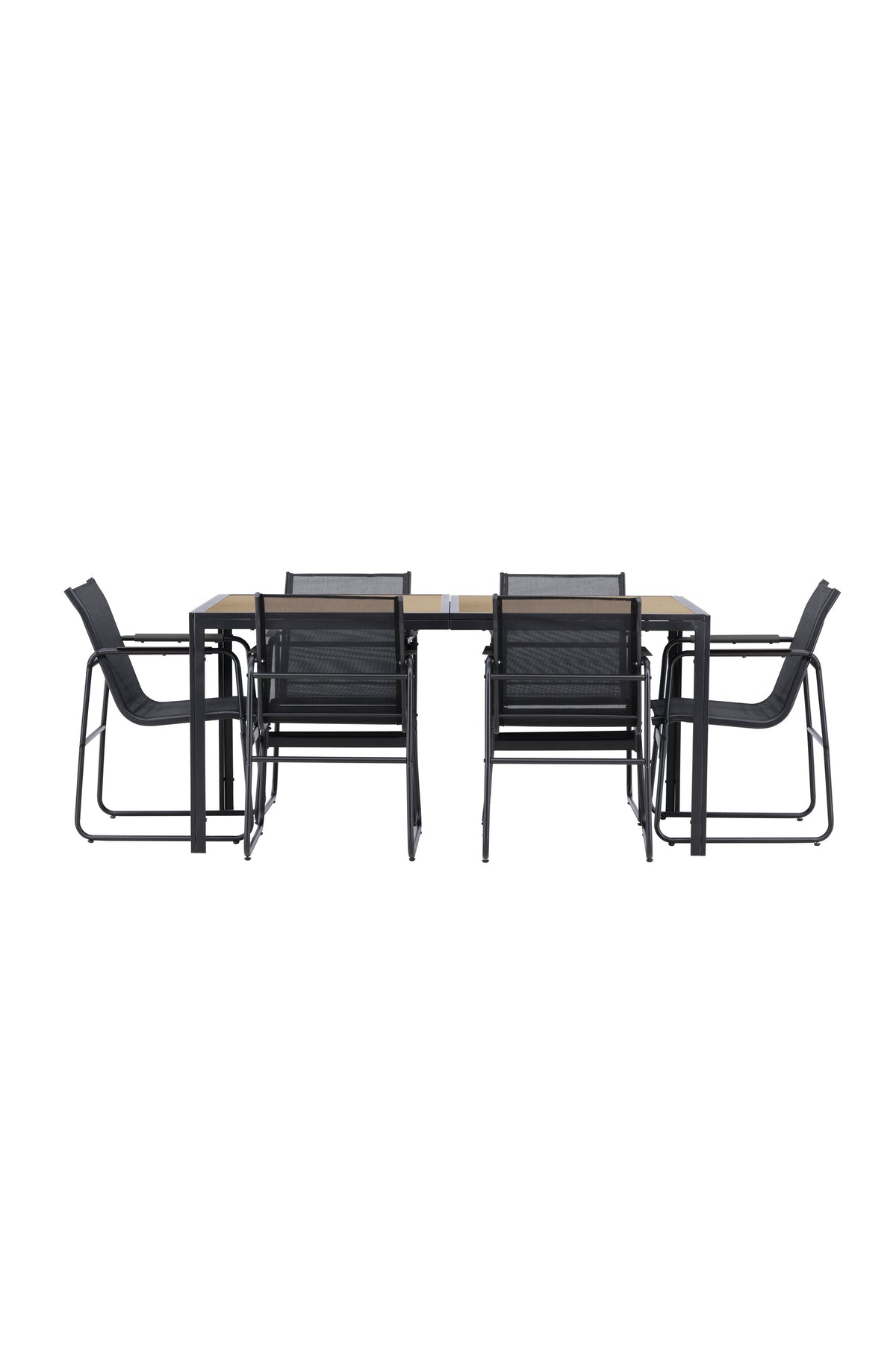 Lampedusa Gartentisch-Set in Schwarz präsentiert im Onlineshop von KAQTU Design AG. Gartentischset ist von Venture Home