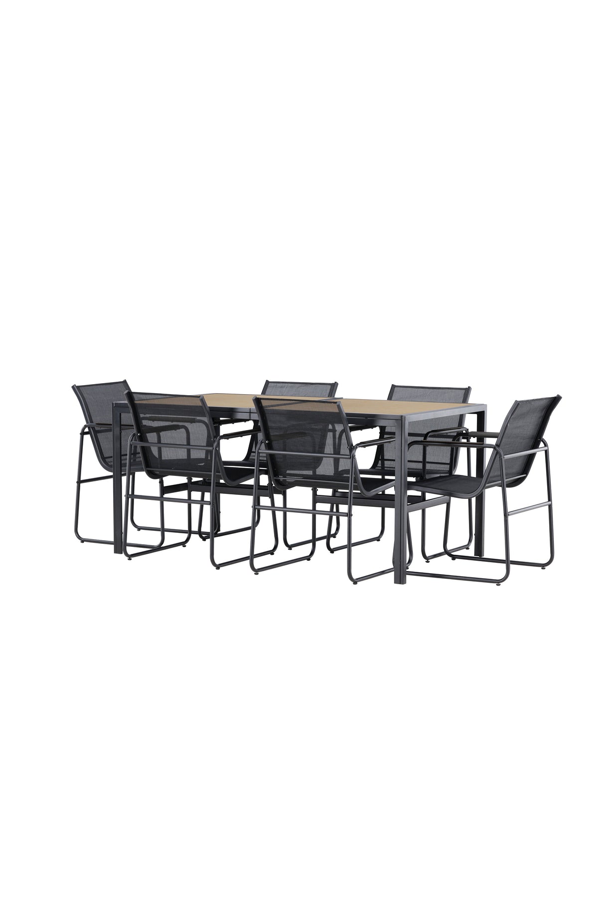 Lampedusa Gartentisch-Set in Schwarz präsentiert im Onlineshop von KAQTU Design AG. Gartentischset ist von Venture Home