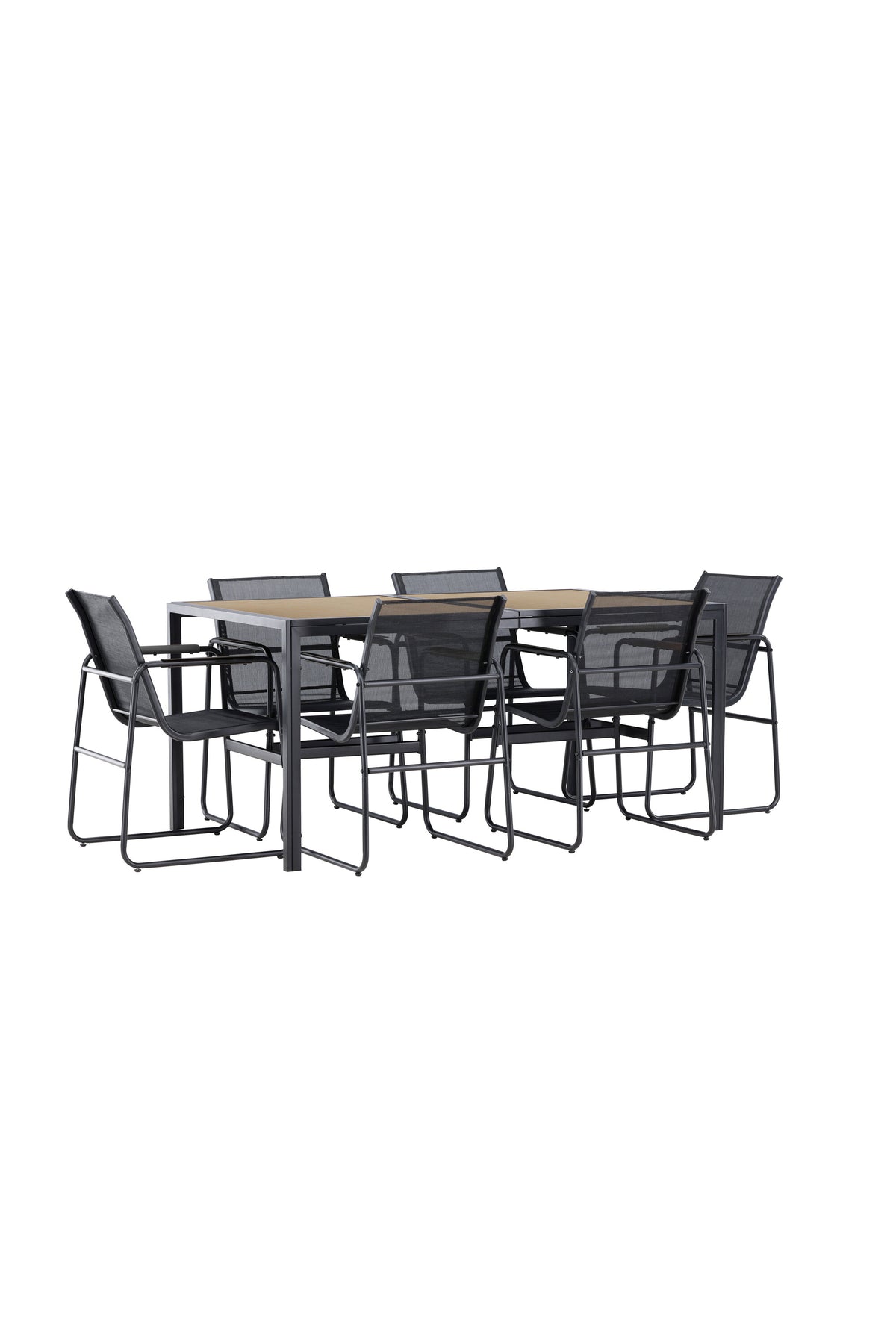Lampedusa Gartentisch-Set in Schwarz präsentiert im Onlineshop von KAQTU Design AG. Gartentischset ist von Venture Home
