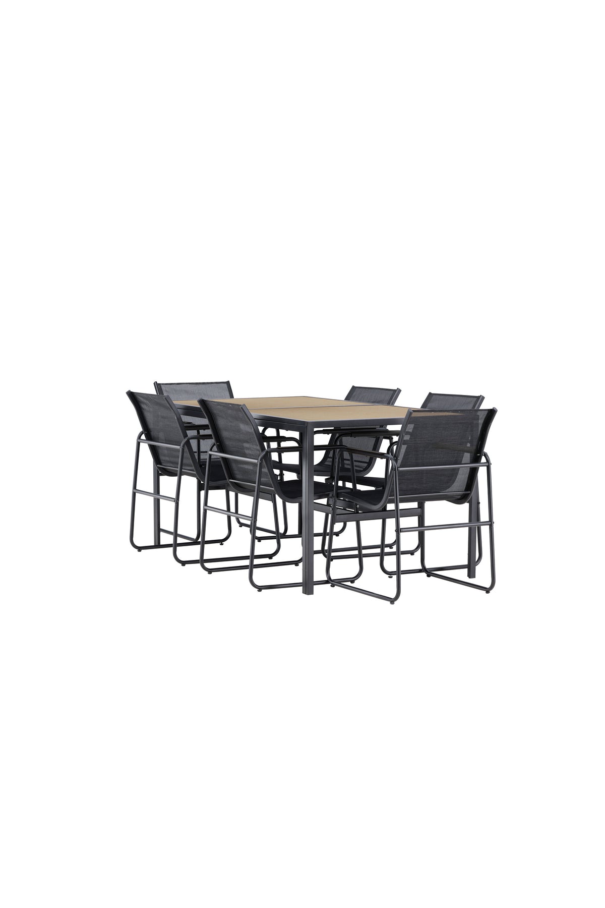 Lampedusa Gartentisch-Set in Schwarz präsentiert im Onlineshop von KAQTU Design AG. Gartentischset ist von Venture Home