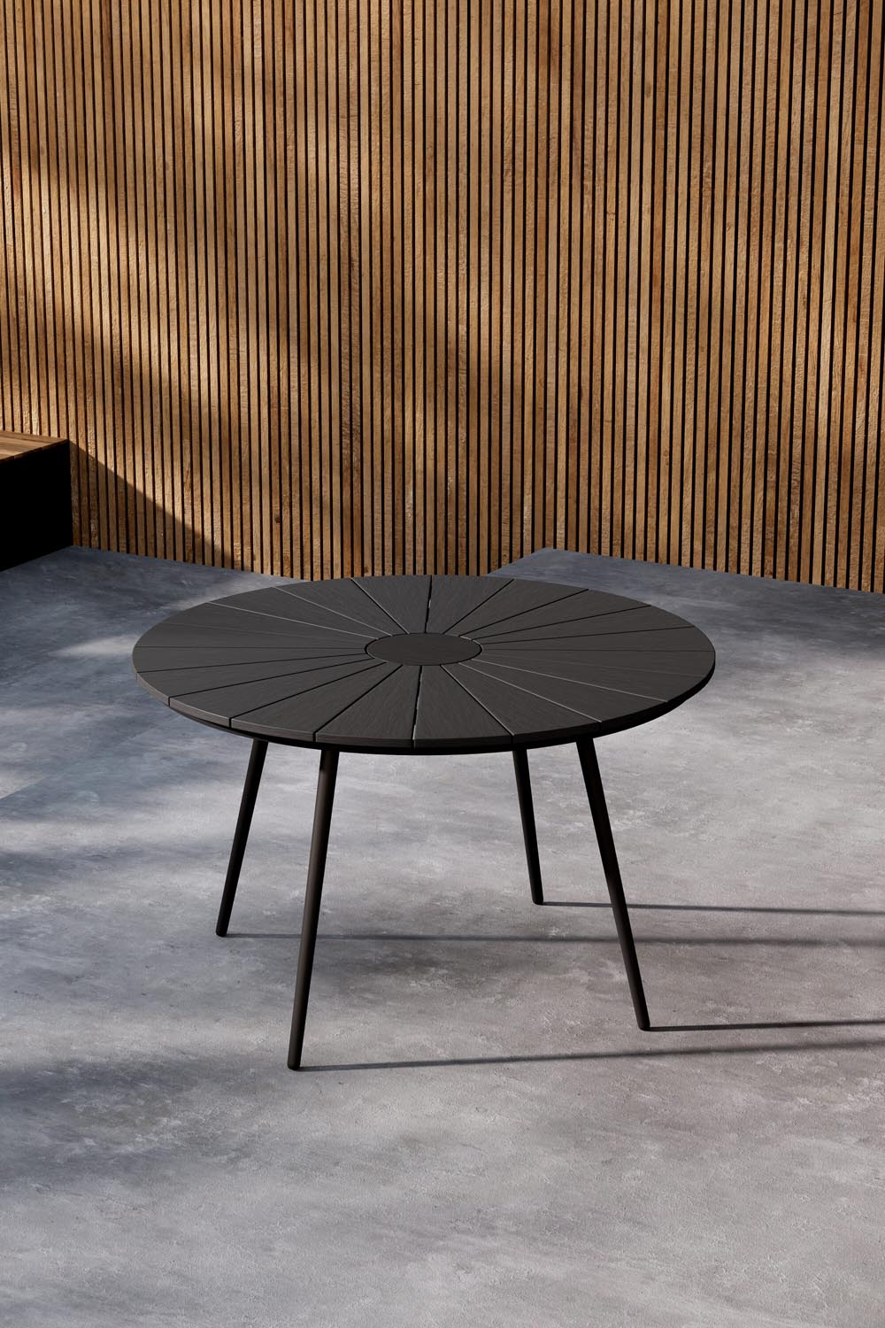 Rechteckiger Gartentisch San Vito in Black präsentiert im Onlineshop von KAQTU Design AG. Gartentisch ist von Venture Home