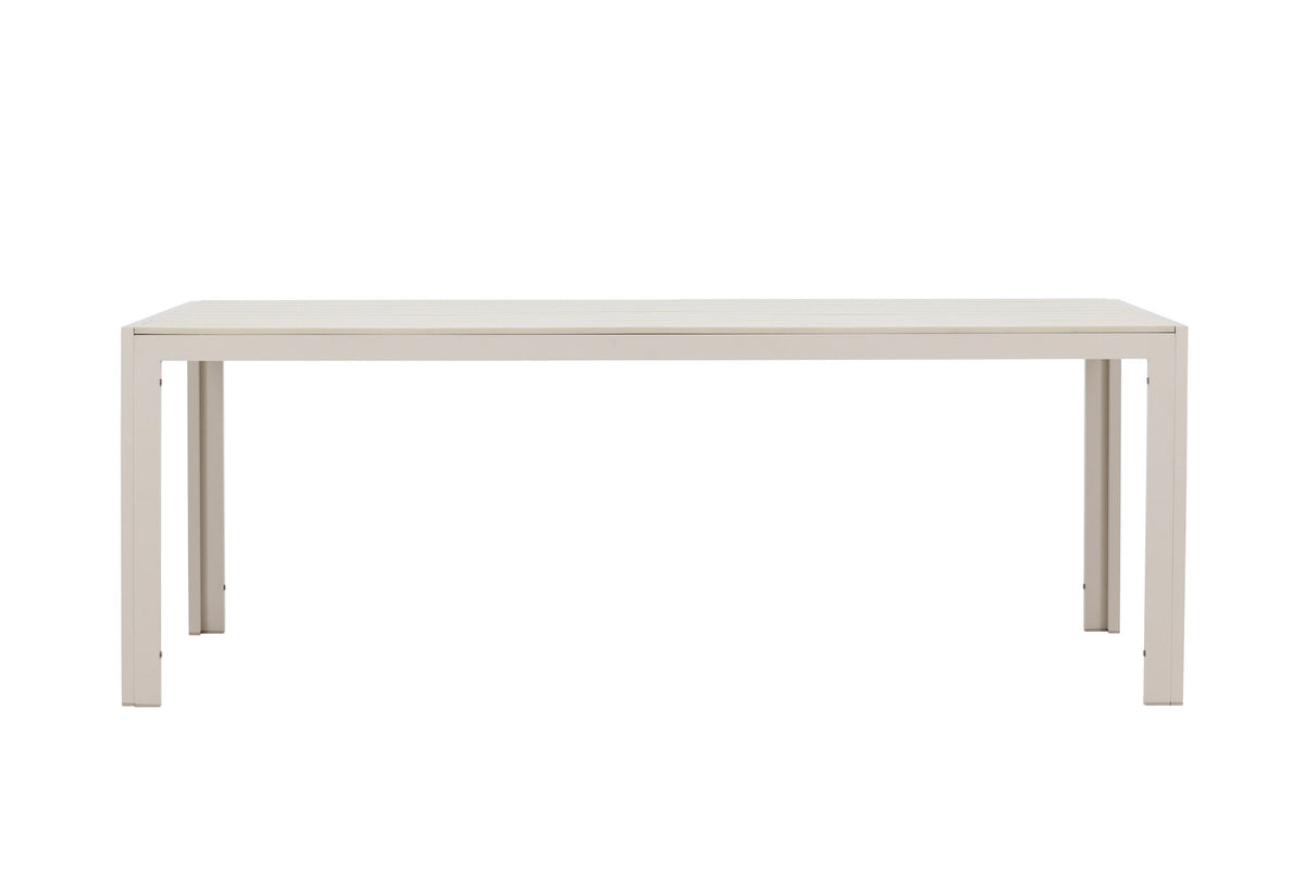 Mirko Rechteckiger Gartentisch in Beige präsentiert im Onlineshop von KAQTU Design AG. Gartentisch ist von Venture Home