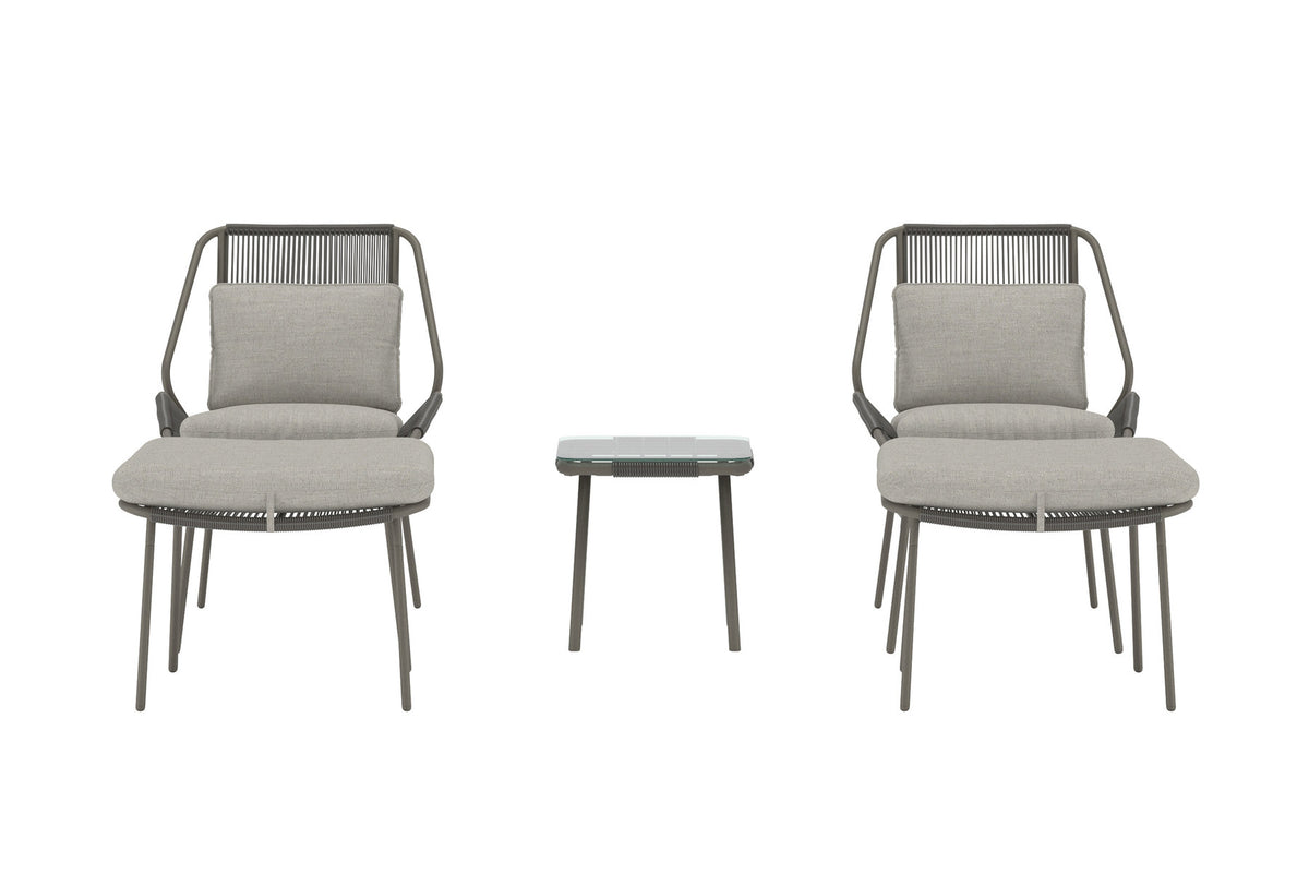 Zakynthos Lounge-Set in Braun präsentiert im Onlineshop von KAQTU Design AG. Loungeset ist von Venture Home