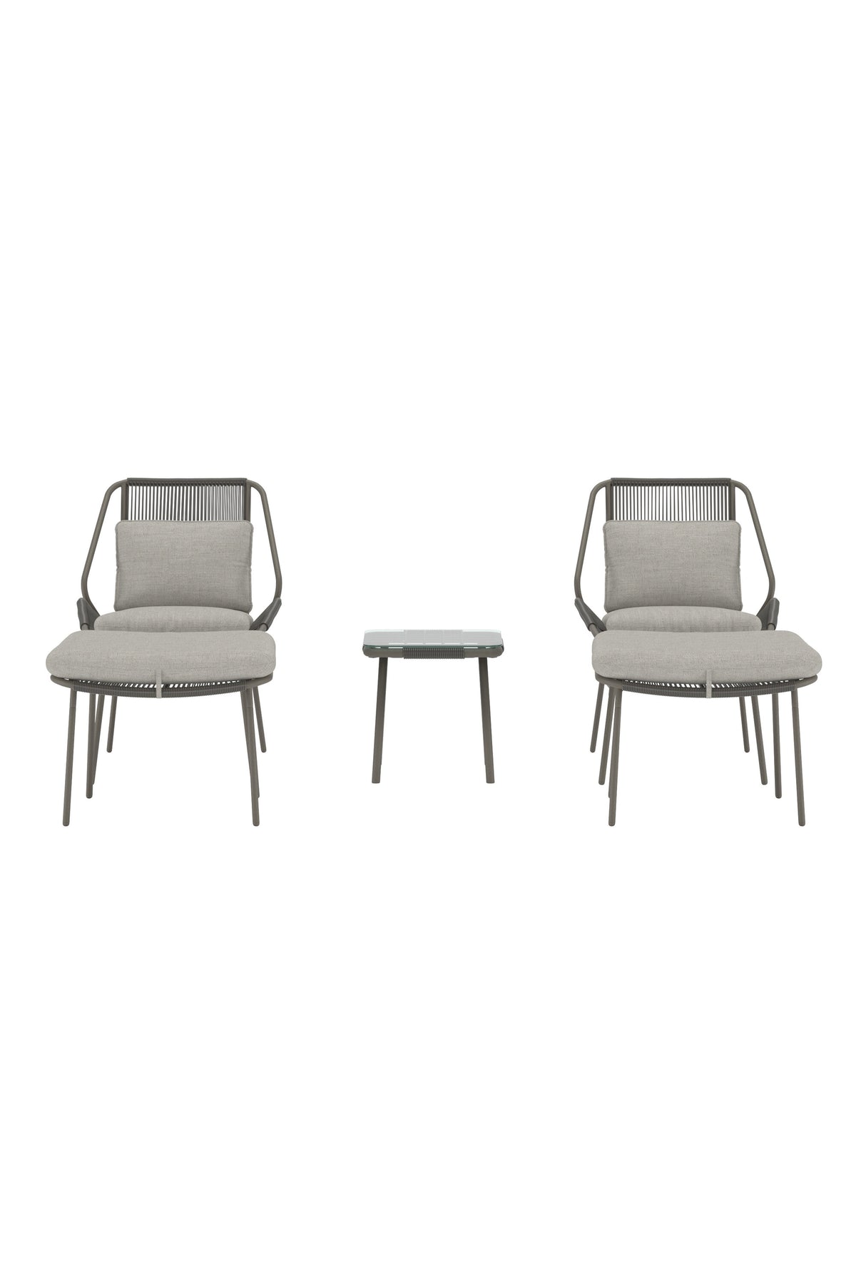 Zakynthos Lounge-Set in Braun präsentiert im Onlineshop von KAQTU Design AG. Loungeset ist von Venture Home