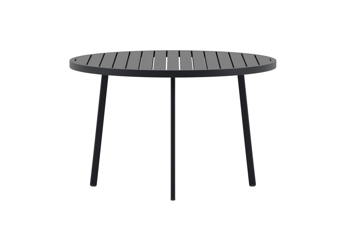 Giardini runder Gartentisch in Schwarz präsentiert im Onlineshop von KAQTU Design AG. Gartentisch ist von Venture Home