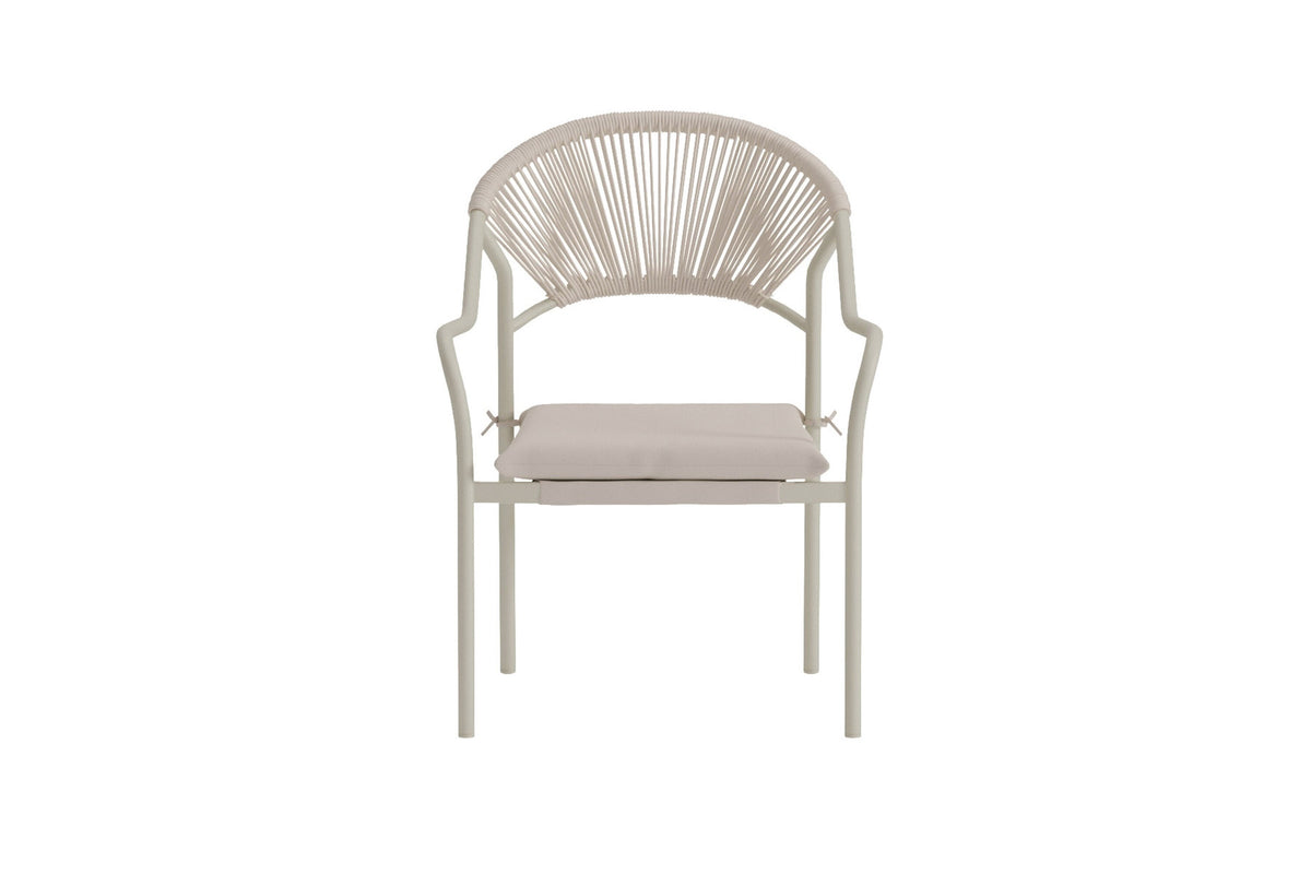 Paros Esszimmerstuhl in Beige präsentiert im Onlineshop von KAQTU Design AG. Stuhl ist von Venture Home