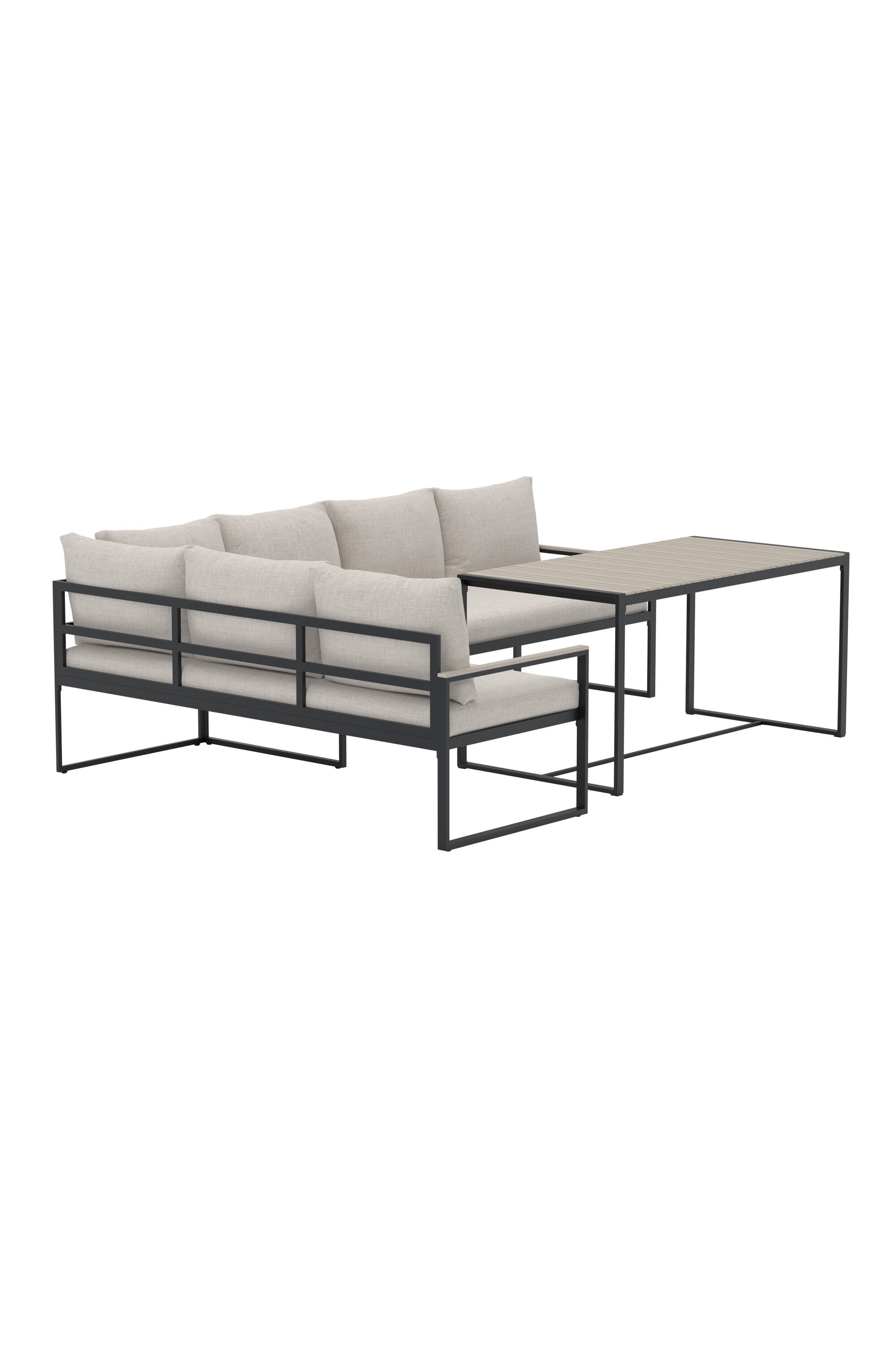 Ecksofa-Set Ios in Beige präsentiert im Onlineshop von KAQTU Design AG. Loungeset ist von Venture Home