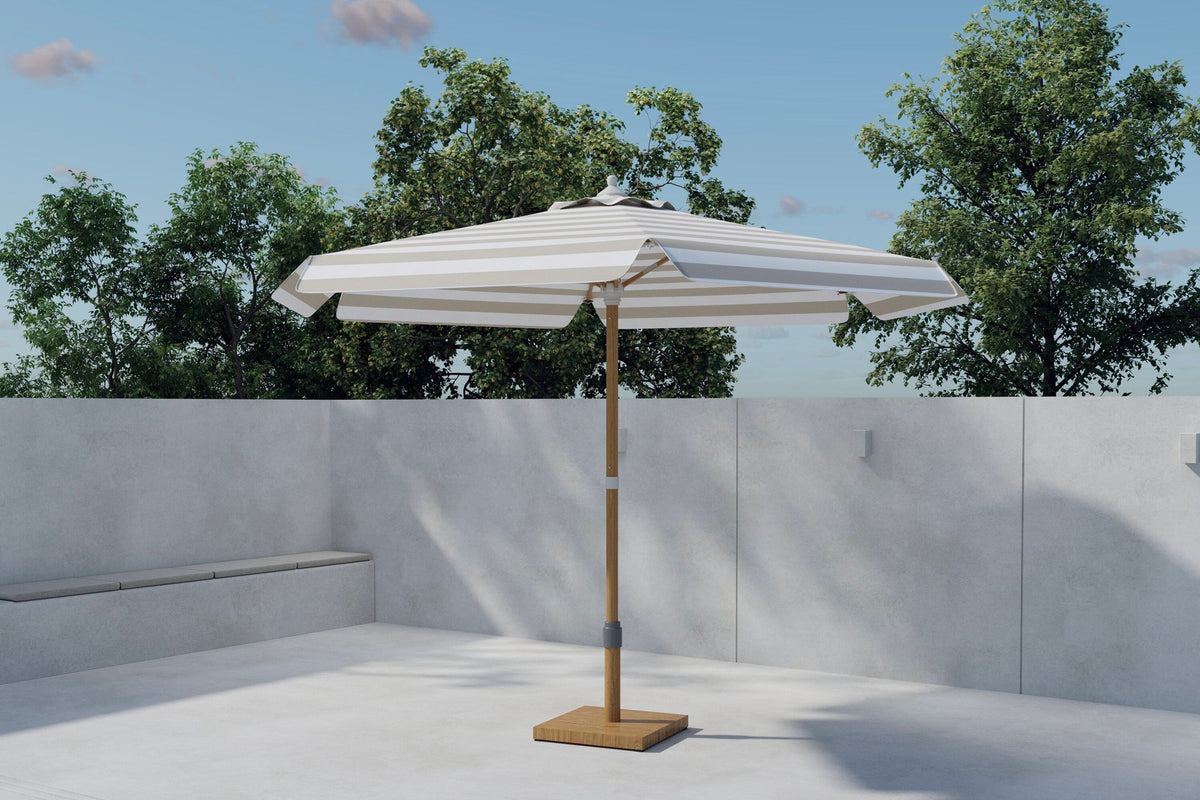 Cerox Sonnenschirm in Beige präsentiert im Onlineshop von KAQTU Design AG. Sonnenschirm ist von Venture Home