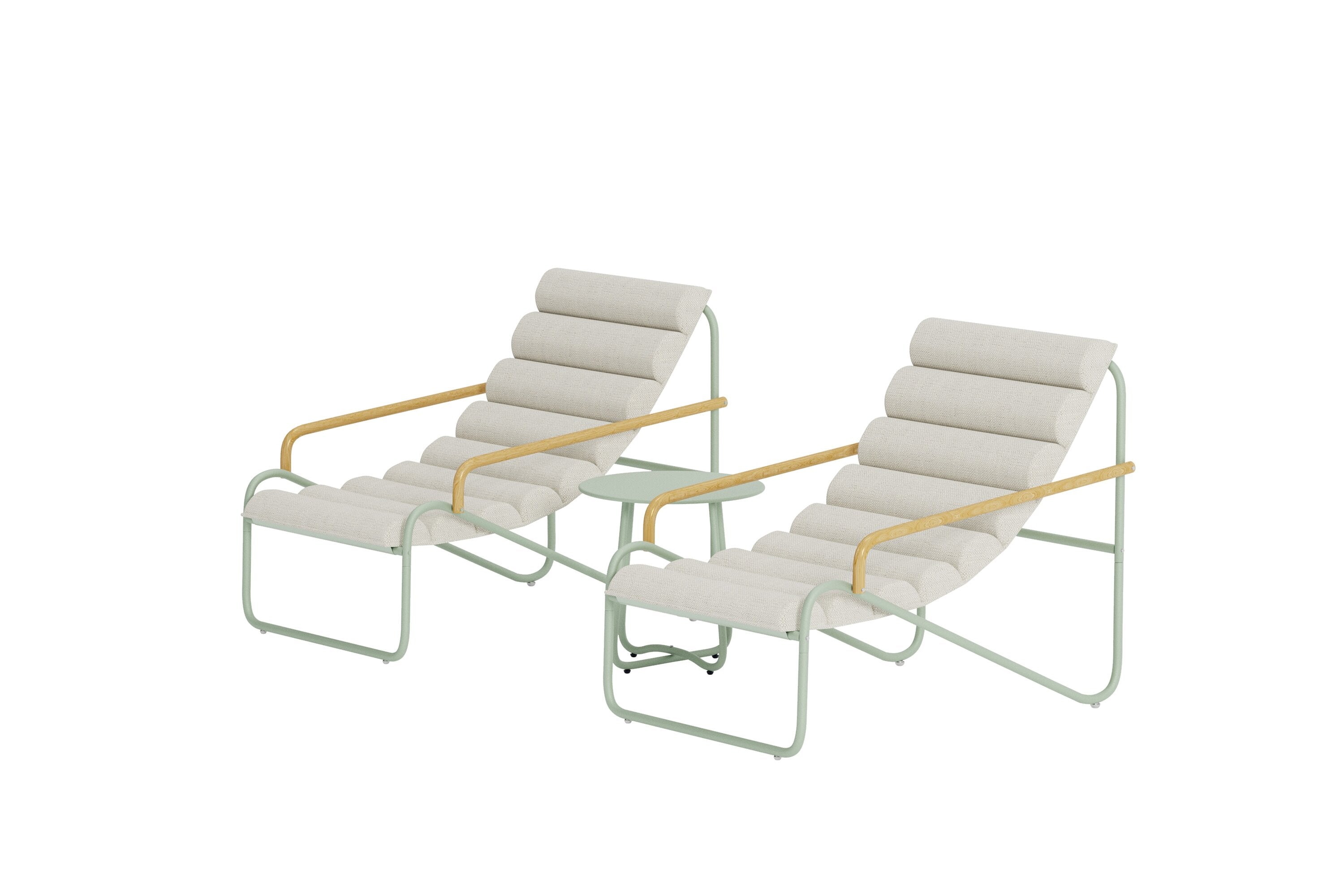 Stilvolles Ithaka Loungeset von Venture Home, perfekt für entspannte Stunden im Freien, auf Balkon oder Terrasse.